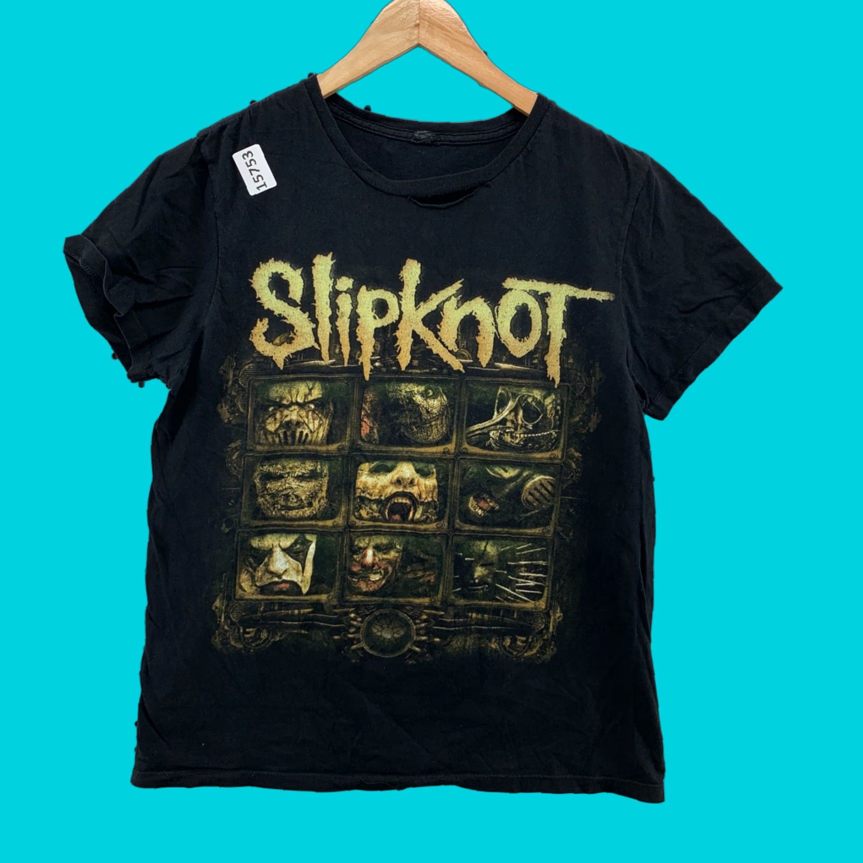 Gildan Slipknot Shirt Summer Tour 2016 Double Sided Concert Black Medium Mens TEE Size US M / EU 48-50 / 2 - 1 Thumbnail