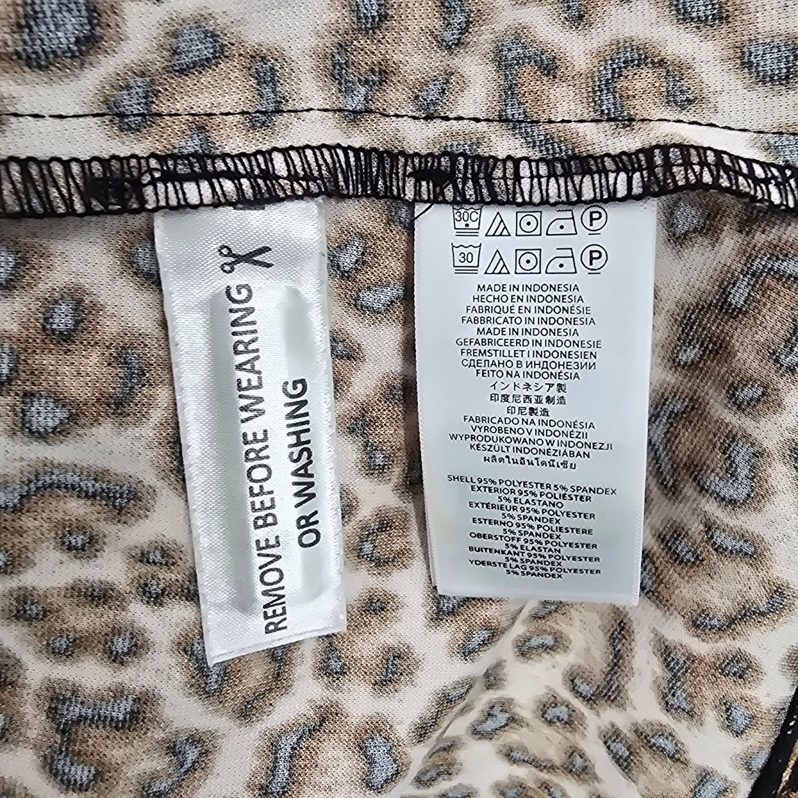 Michael Kors Michael Kors Brown Animal Print Flare Pleat Dress 4 Size S / US 4 / IT 40 - 7 Thumbnail