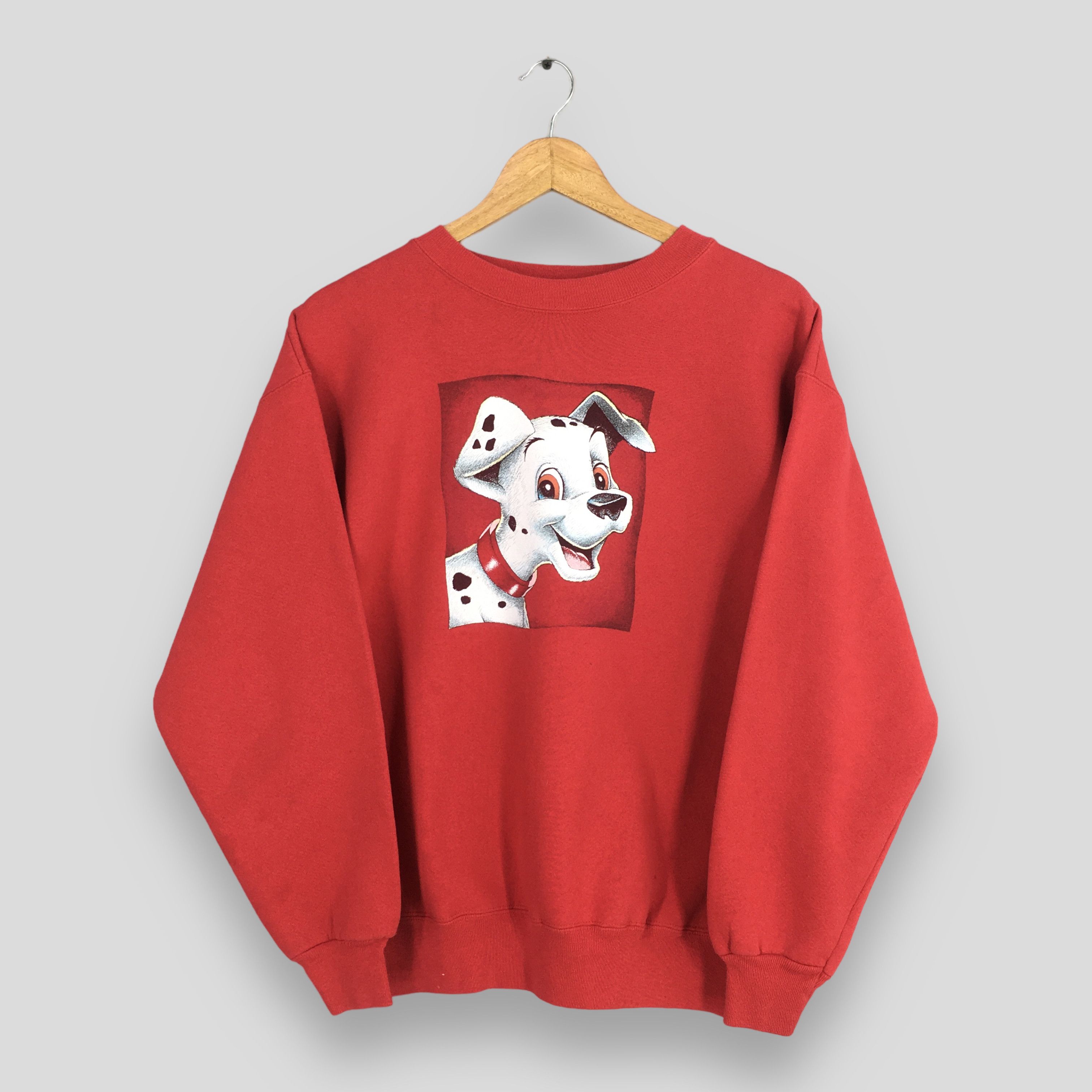 Disney × Vintage Vintage 101 Dalmatians Dog Cartoon Sweatshirt Medium Size US M / EU 48-50 / 2 - 1 Thumbnail