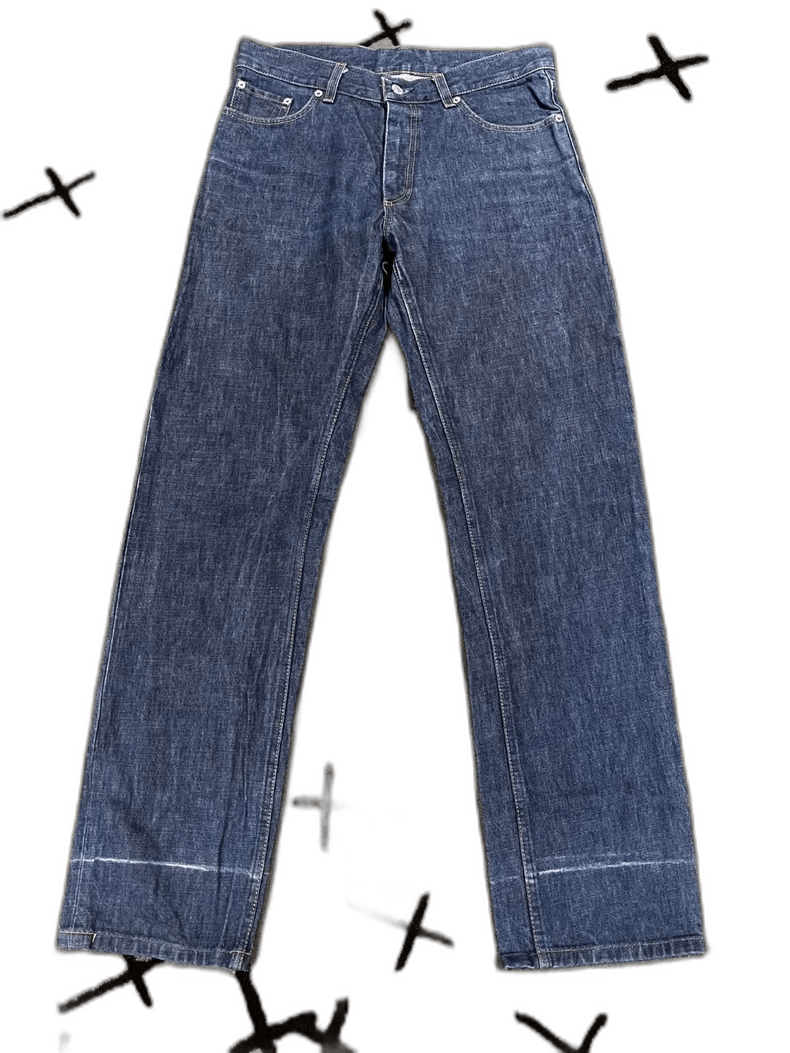 Helmut Lang Helmut Lang Vintage Distressed Denim Pants Size US 32 / EU 48 - 1 Thumbnail