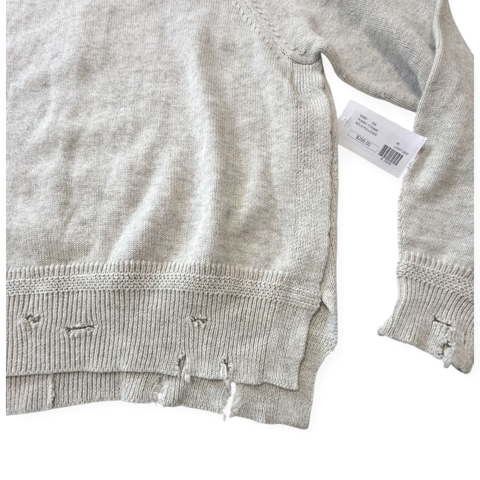 Isabel Marant Etoile Isabel Marant Étoile Kelia Sweater PU0561-17A046E Light Grey Size M / US 6-8 / IT 42-44 - 9 Thumbnail