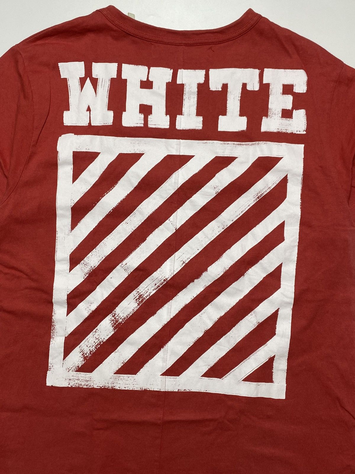 Off-White Off-White Brushed Diagonal Logo T-Shirt Size US M / EU 48-50 / 2 - 6 Thumbnail