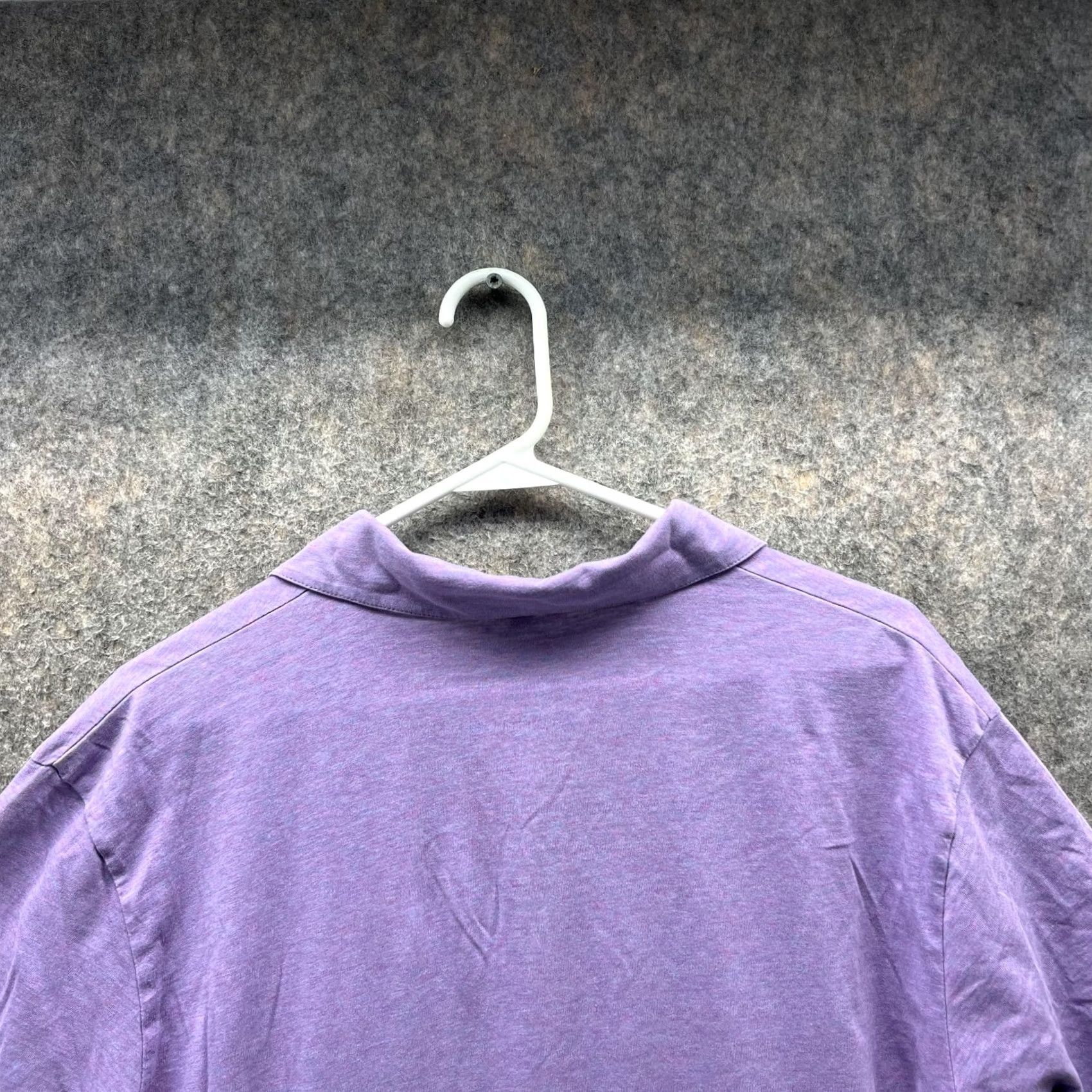 Peter Millar VINTAGE? No. (But follow rules) Peter Millar Polo Shirt Men Medium Purple Solid Short Sleeve Classic Preppy Dress Casual Business Size US M / EU 48-50 / 2 - 3 Thumbnail