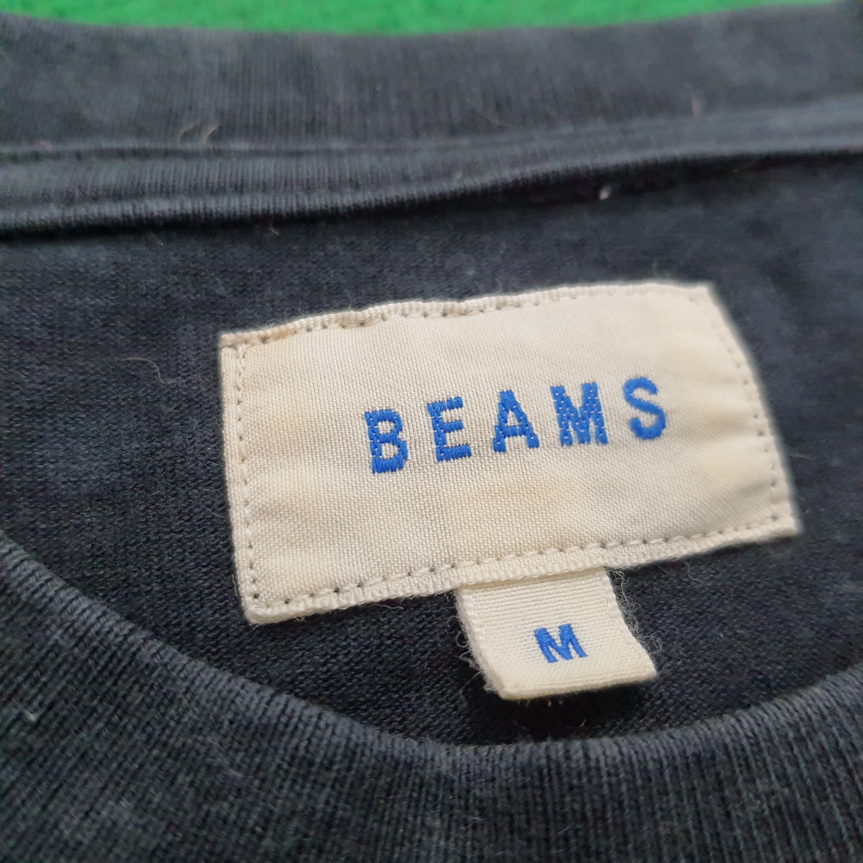 Beams Plus Vintage BEAMS Long Sleeve American Flag Pocket Tee Size US L / EU 52-54 / 3 - 5 Thumbnail