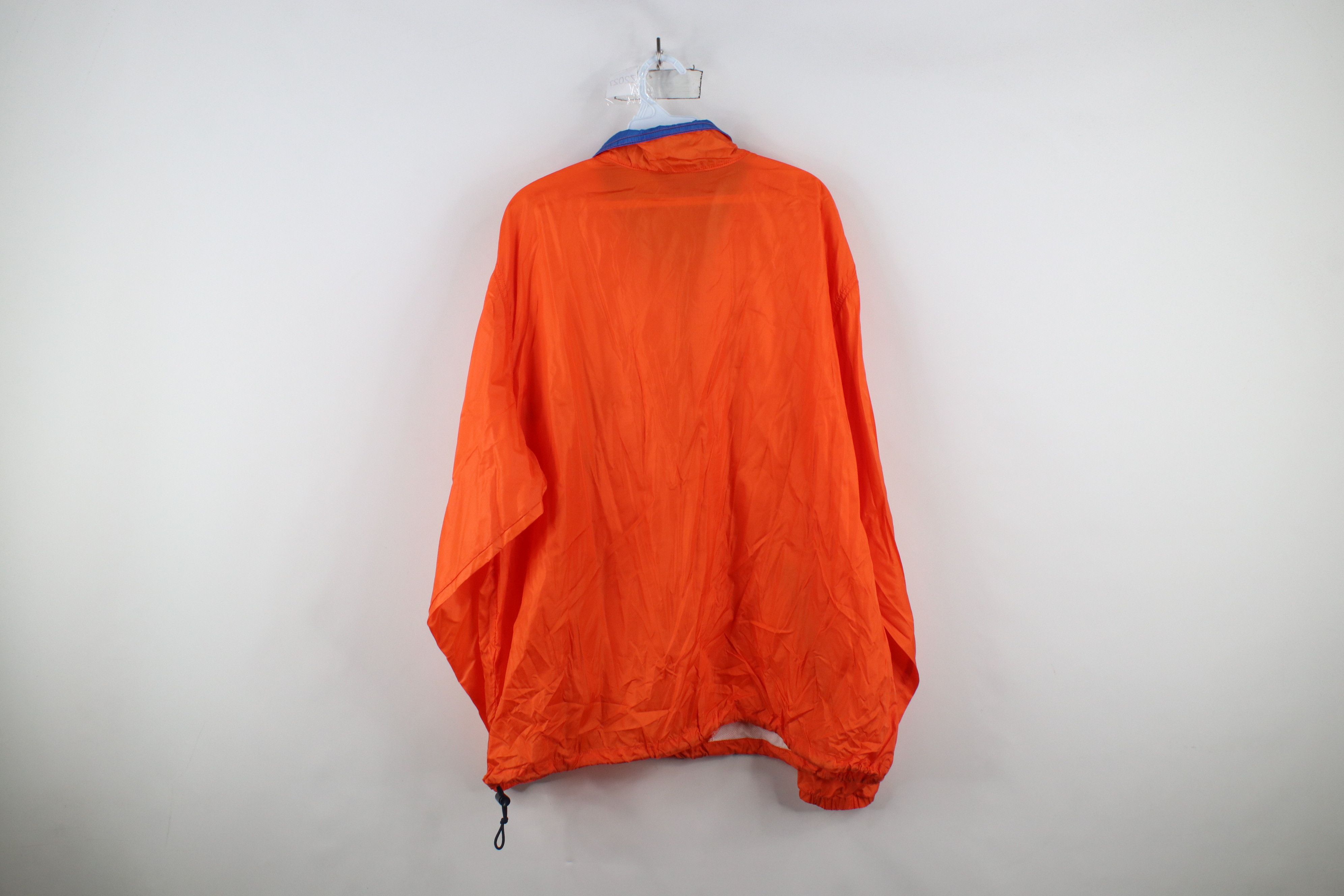 Lands' End × Vintage Vintage 90s Lands End Half Zip Windbreaker Jacket Orange USA Size US XL / EU 56 / 4 - 8 Thumbnail