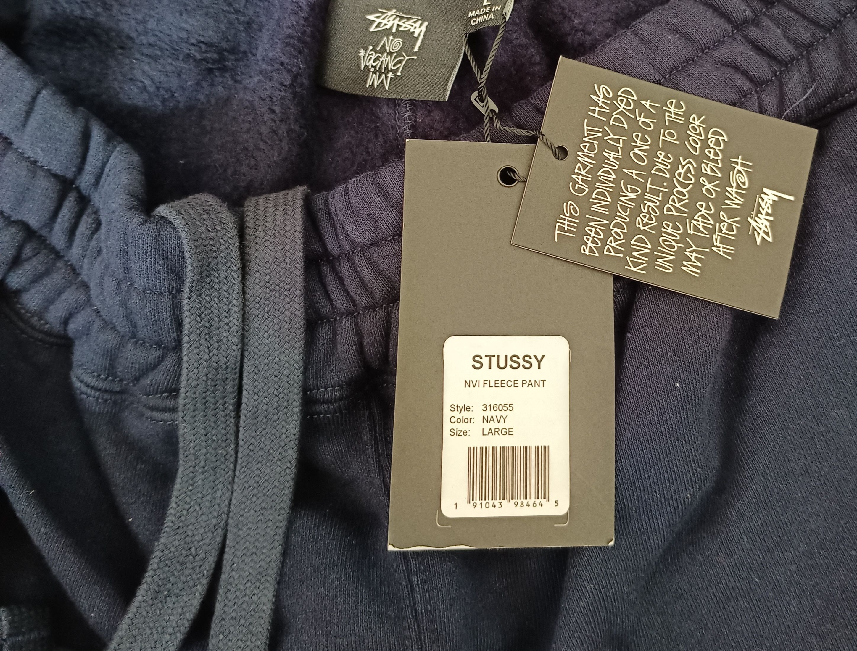 Hypebeast Stussy x No Vacancy Inn Pants Sweatpants NWT Size US 33 - 8 Thumbnail