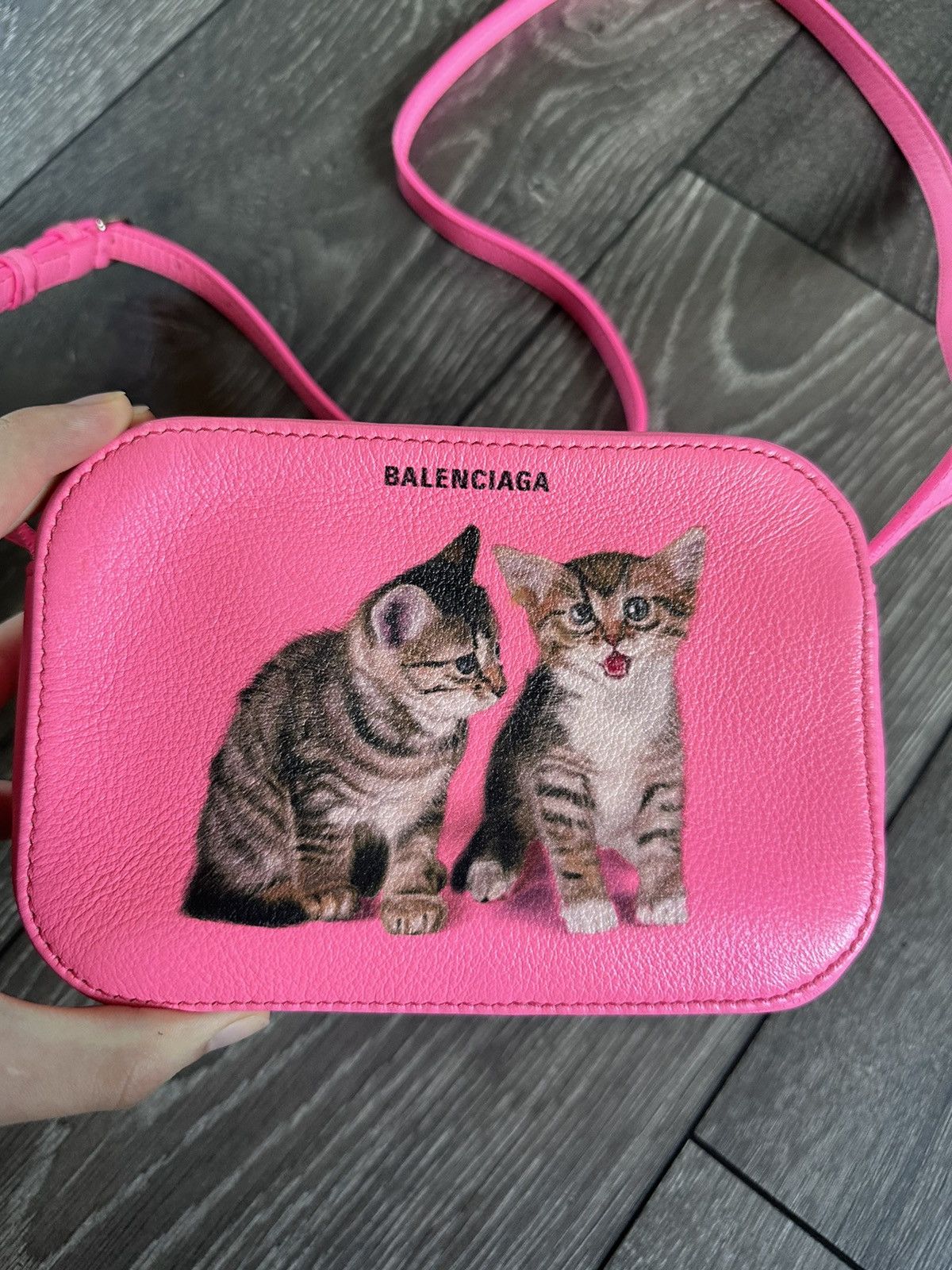 Balenciaga balenciaga fw18 kitten pink camera bag Size ONE SIZE - 2 Thumbnail