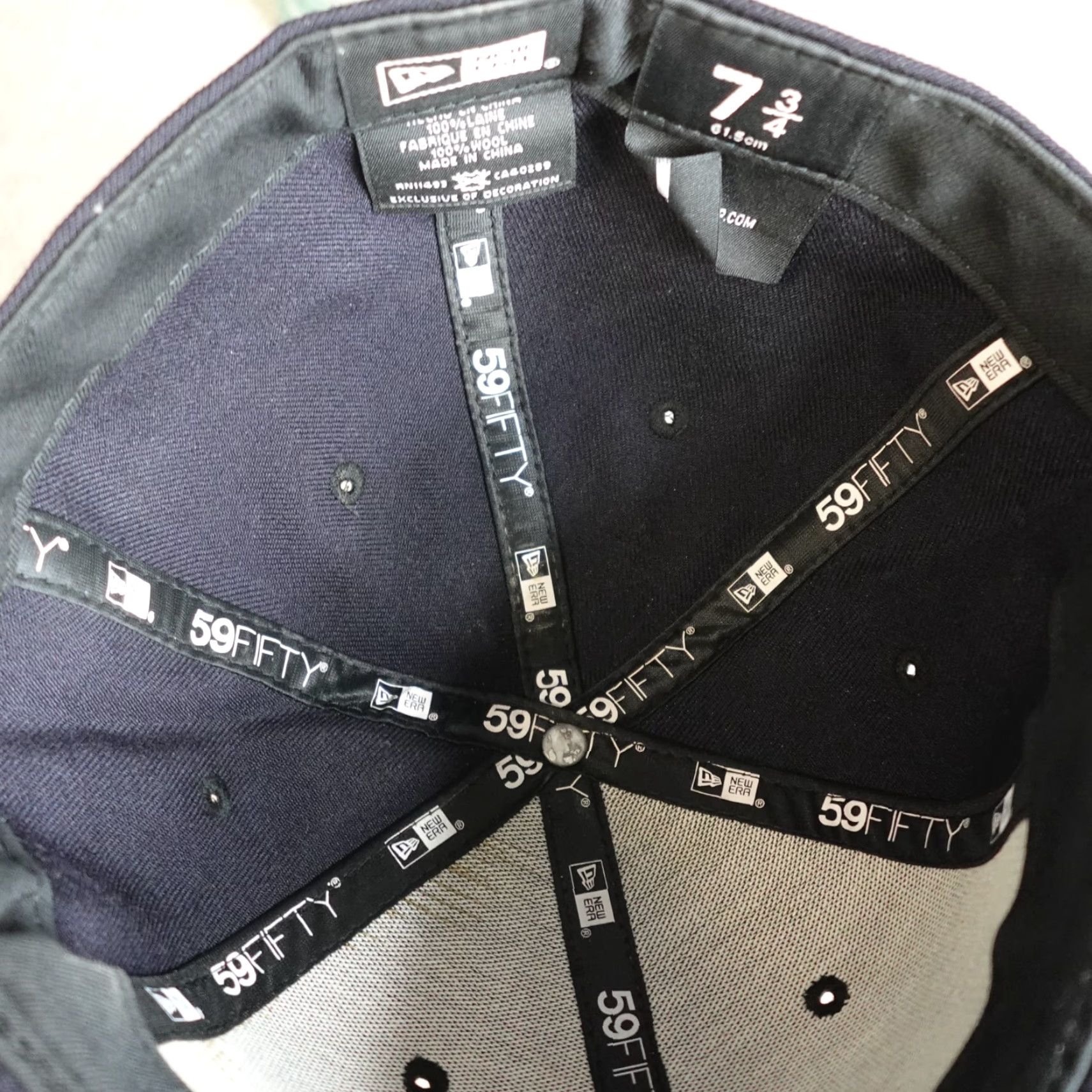 New Era New Era Syracuse Hat 7 3/4 Blue Wool Fitted Mens Baseball Cap 100% Wool 59FIFTY 7 3/4 Blue Size ONE SIZE - 5 Thumbnail