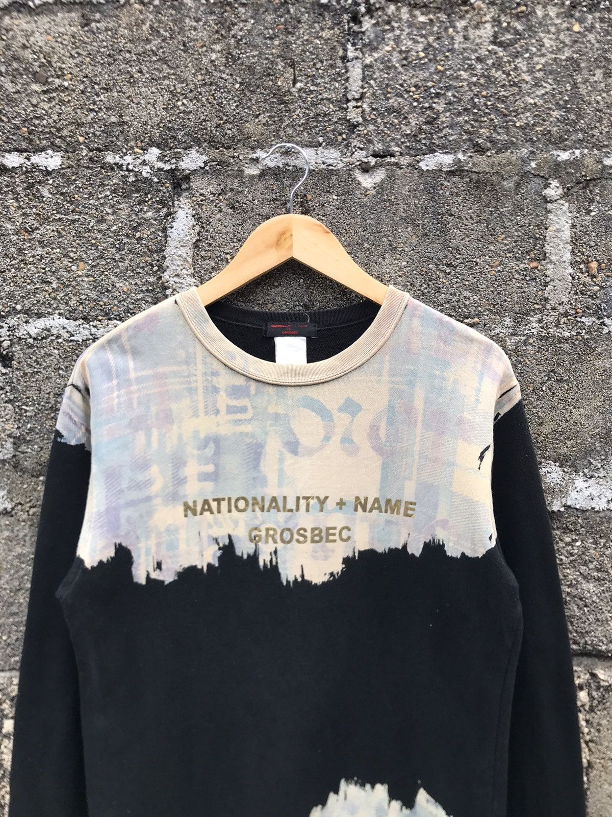 Japanese Brand 🔥Nationality + Name Grosbec Roundneck Long Sleeve Shirt Size US S / EU 44-46 / 1 - 5 Thumbnail