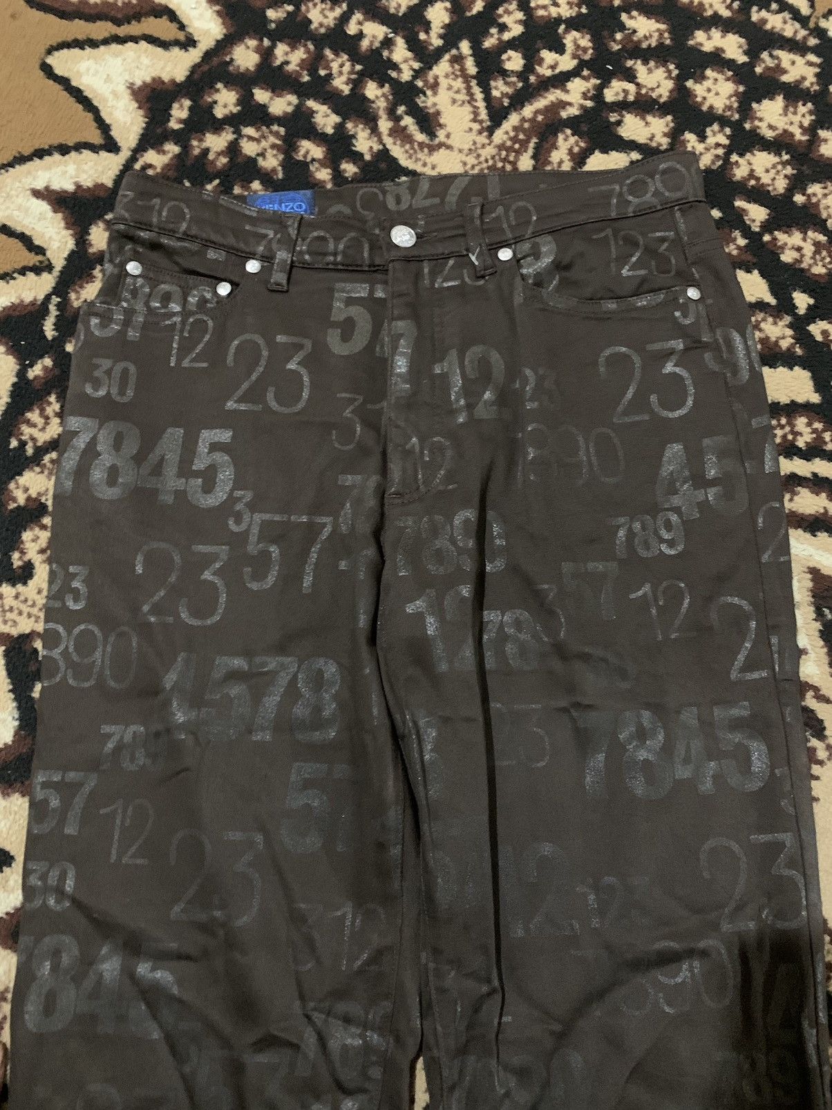 Kenzo Vintage Y2K Kenzo Jeans Overprint Size 42" / US 20 - 3 Thumbnail