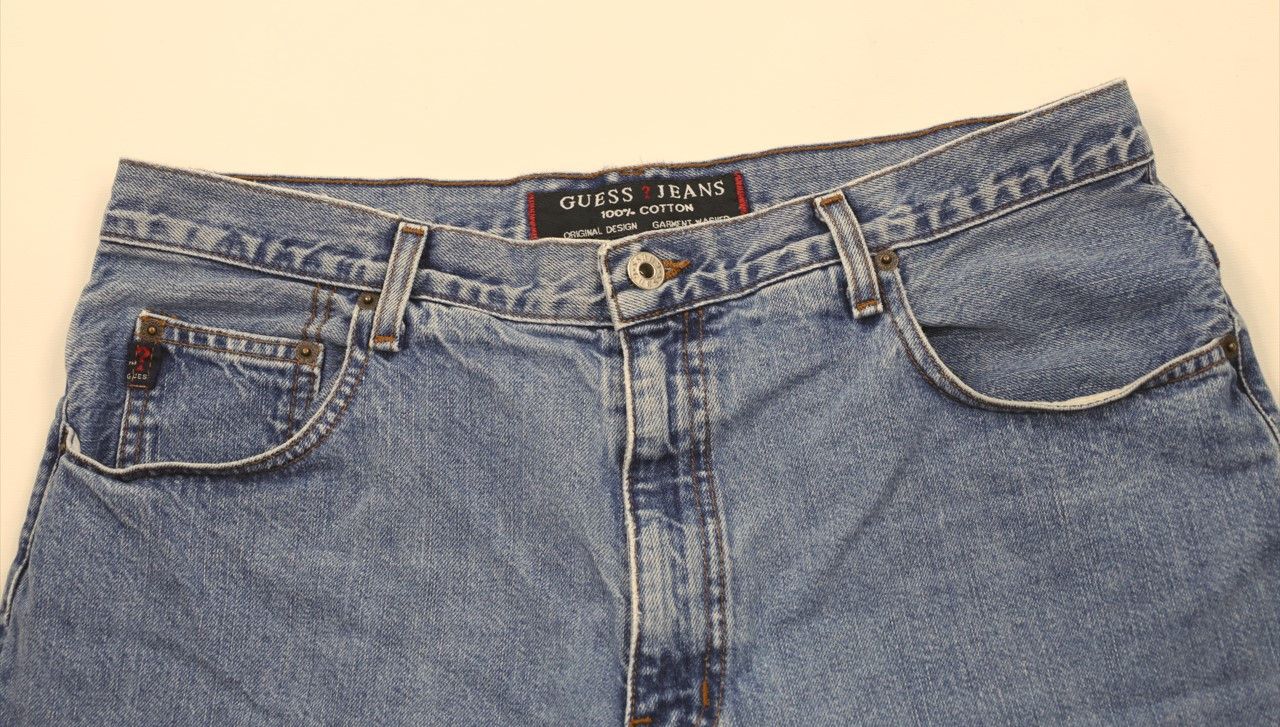 Guess × Vintage Vintage 90s Guess Jeans Loose Denim Jean Shorts Jorts USA Size US 34 / EU 50 - 2 Thumbnail