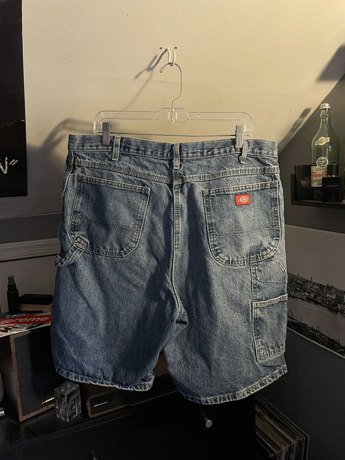Dickies Y2K Light Blue Washed Dickies Denim Shorts skater Size US 38 / EU 54 - 2 Thumbnail