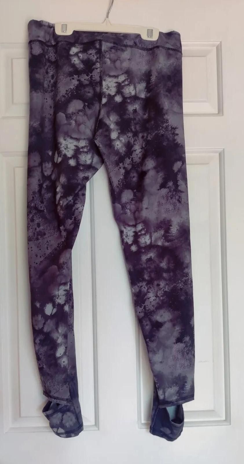 Other C9 By Champion Womens Black Tie Dye Leggings Size Large Lrg Size 36" / US 14 / IT 50 - 5 Thumbnail