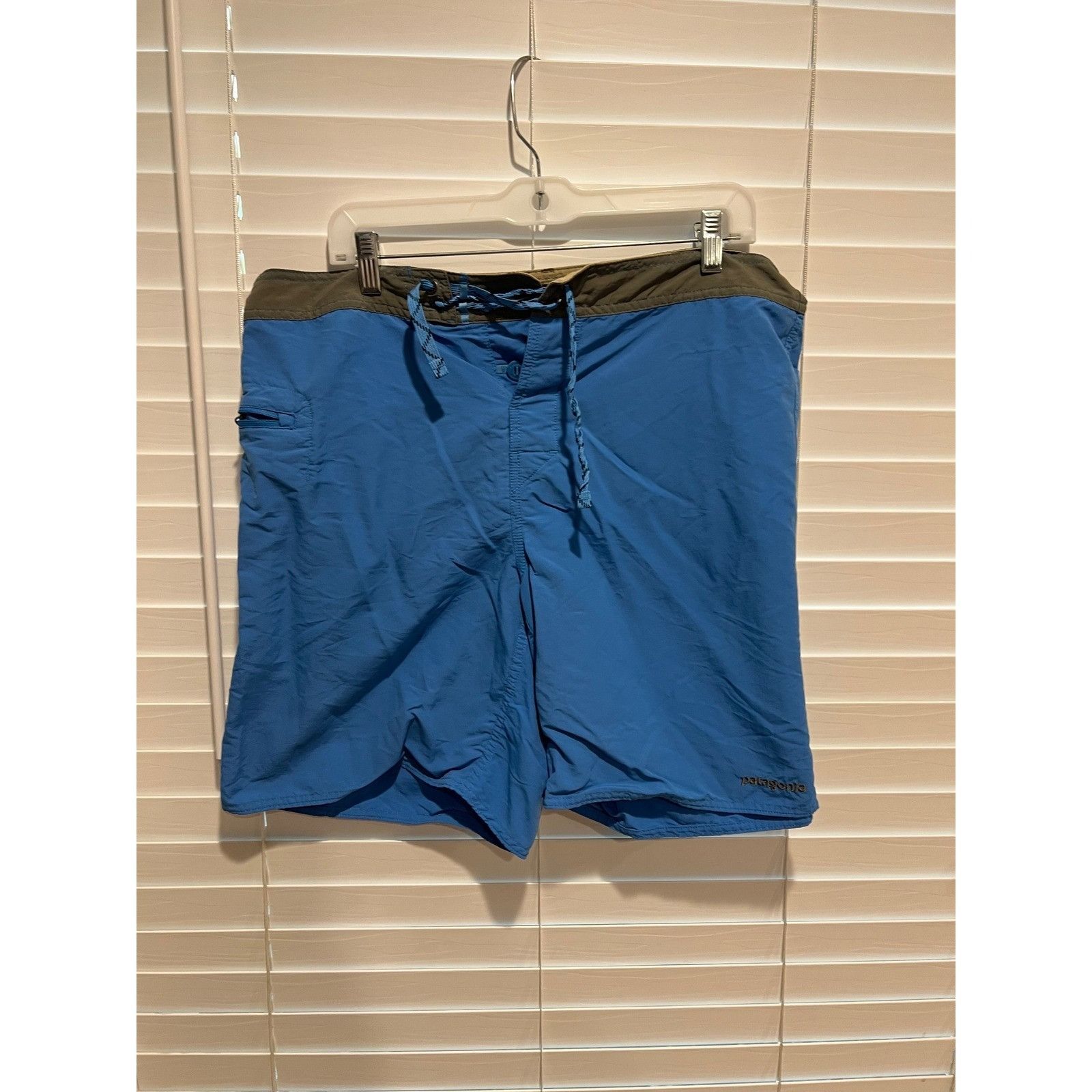 Patagonia Patagonia Mens Swim Surf Board Shorts Blue Size 36 Drawstrin Size US 36 / EU 52 - 1 Thumbnail