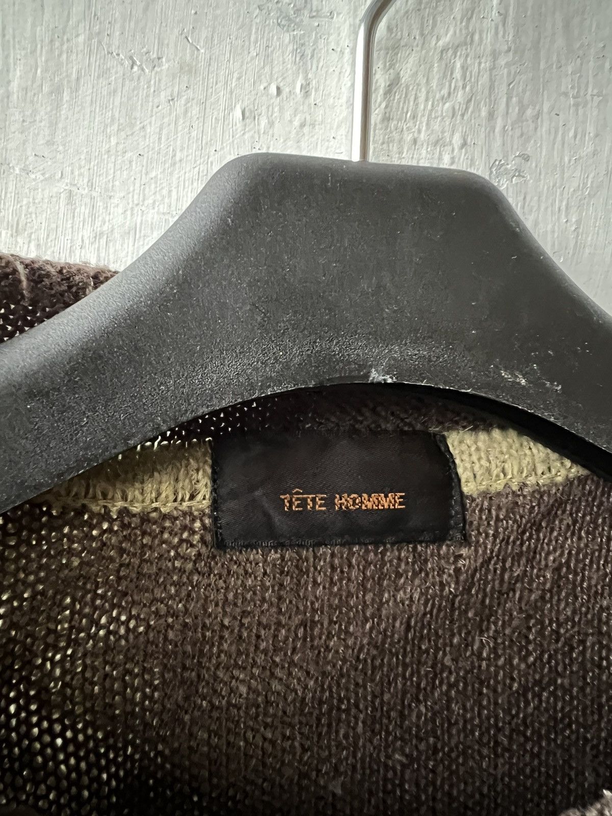 Japanese Brand × Tete Homme Tete Homme Knit Vest Size US S / EU 44-46 / 1 - 5 Thumbnail