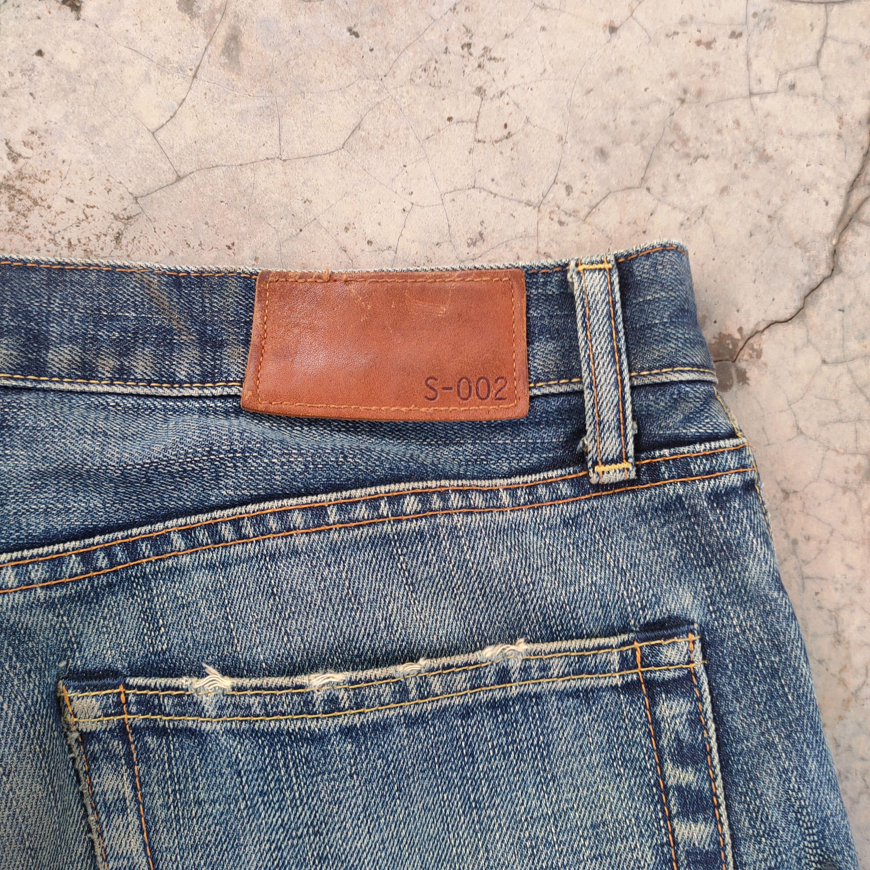 Jean W32 VINTAGE JAPANESE DISTRESSED FADED JEANS PANTS Size US 32 / EU 48 - 12 Thumbnail
