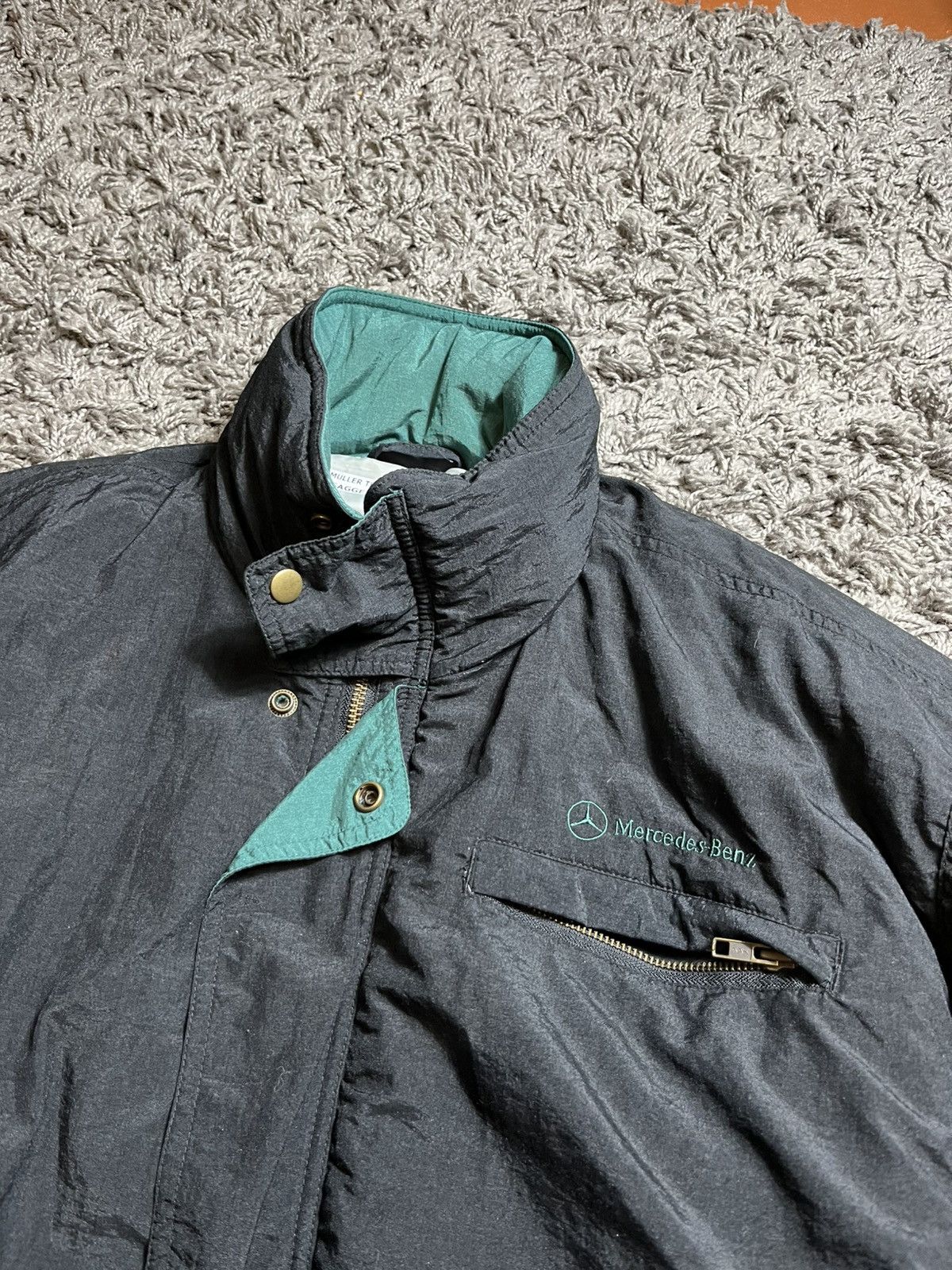 Mercedes-Benz MERCEDES BENZ VINTAGE 90s NYLON HEAVY BOMBER JACKET Size US XL / EU 56 / 4 - 2 Thumbnail