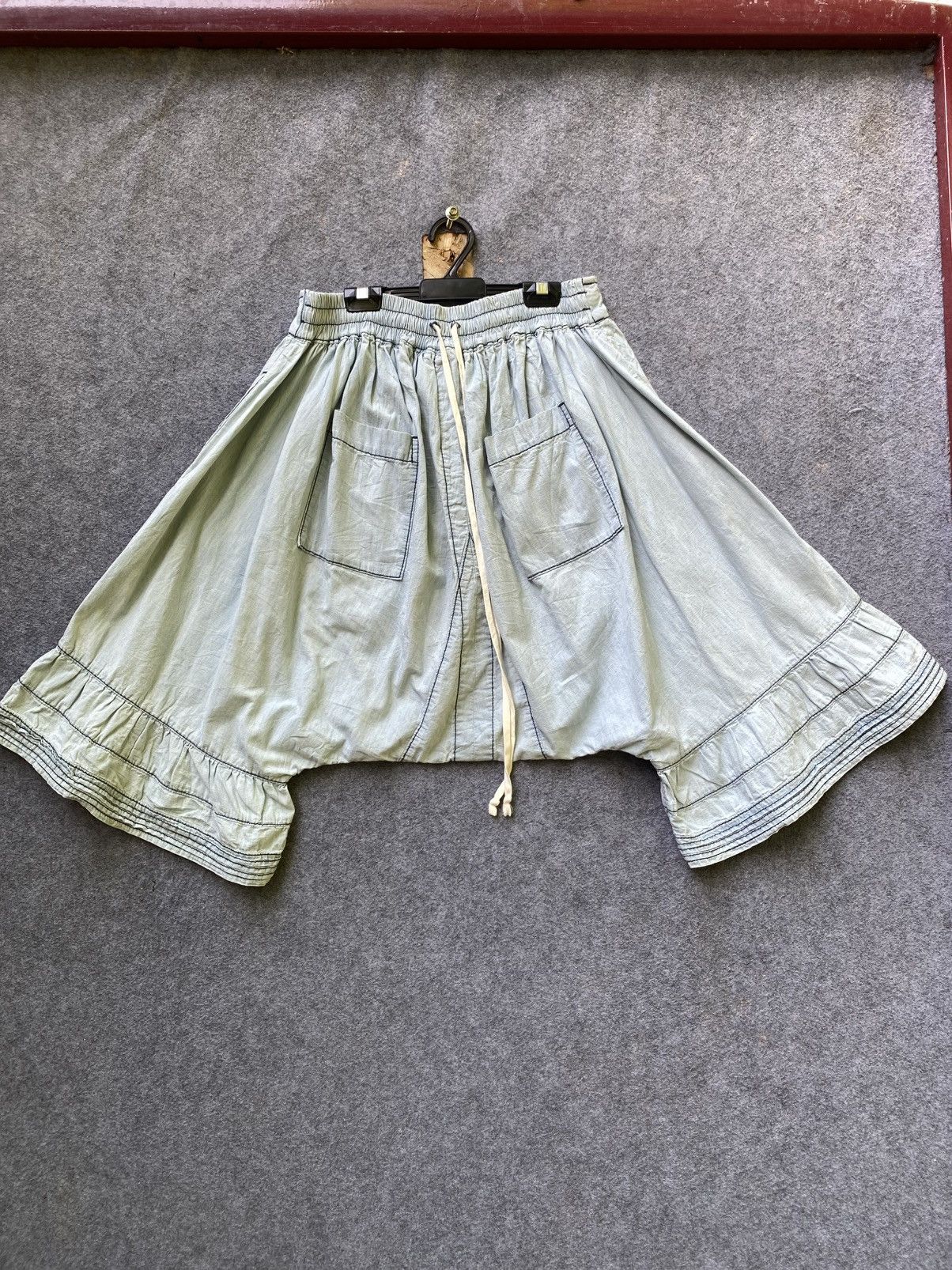 Comme des Garcons Tao Comme des Garçons Light Wash Denim Sarouel Pants Size 28" / US 6 / IT 42 - 2 Thumbnail