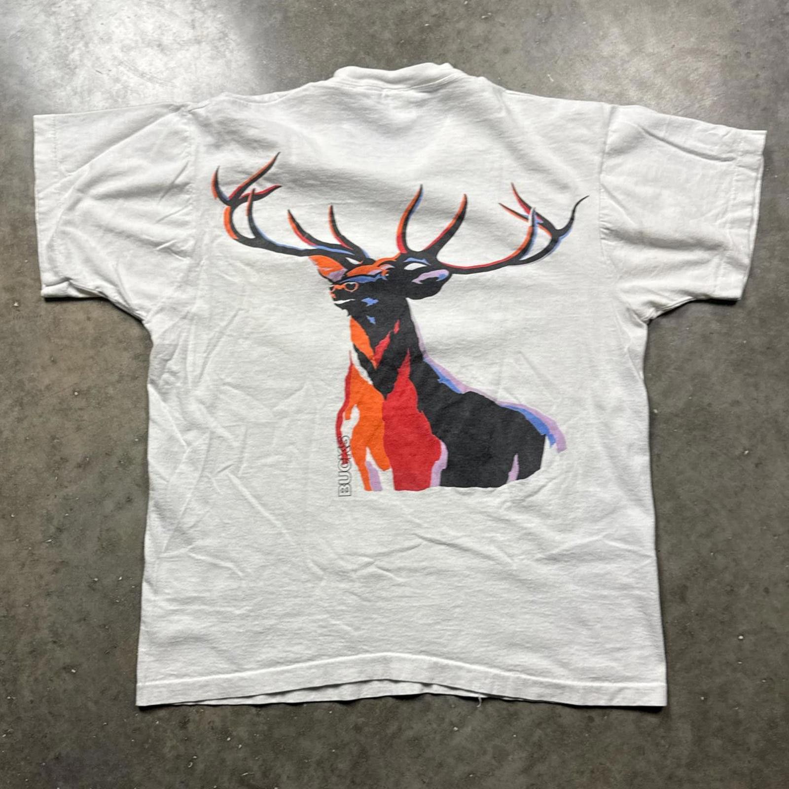 Fruit Of The Loom The Almighty Buck Band 90’s Single Stitch Graphic T-Shirt Size US XL / EU 56 / 4 - 2 Thumbnail