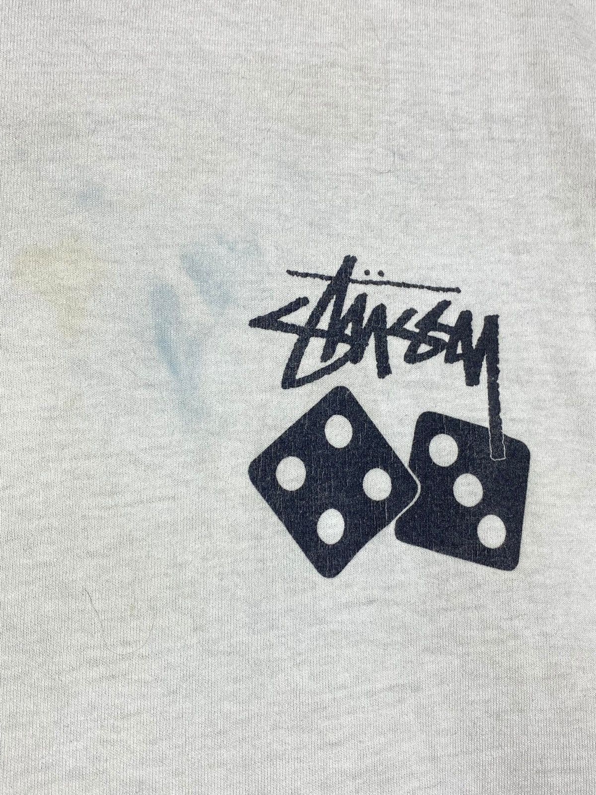 STUSSY VINTAGE DICE TEE STREET SKATE NYC OG STYLE
