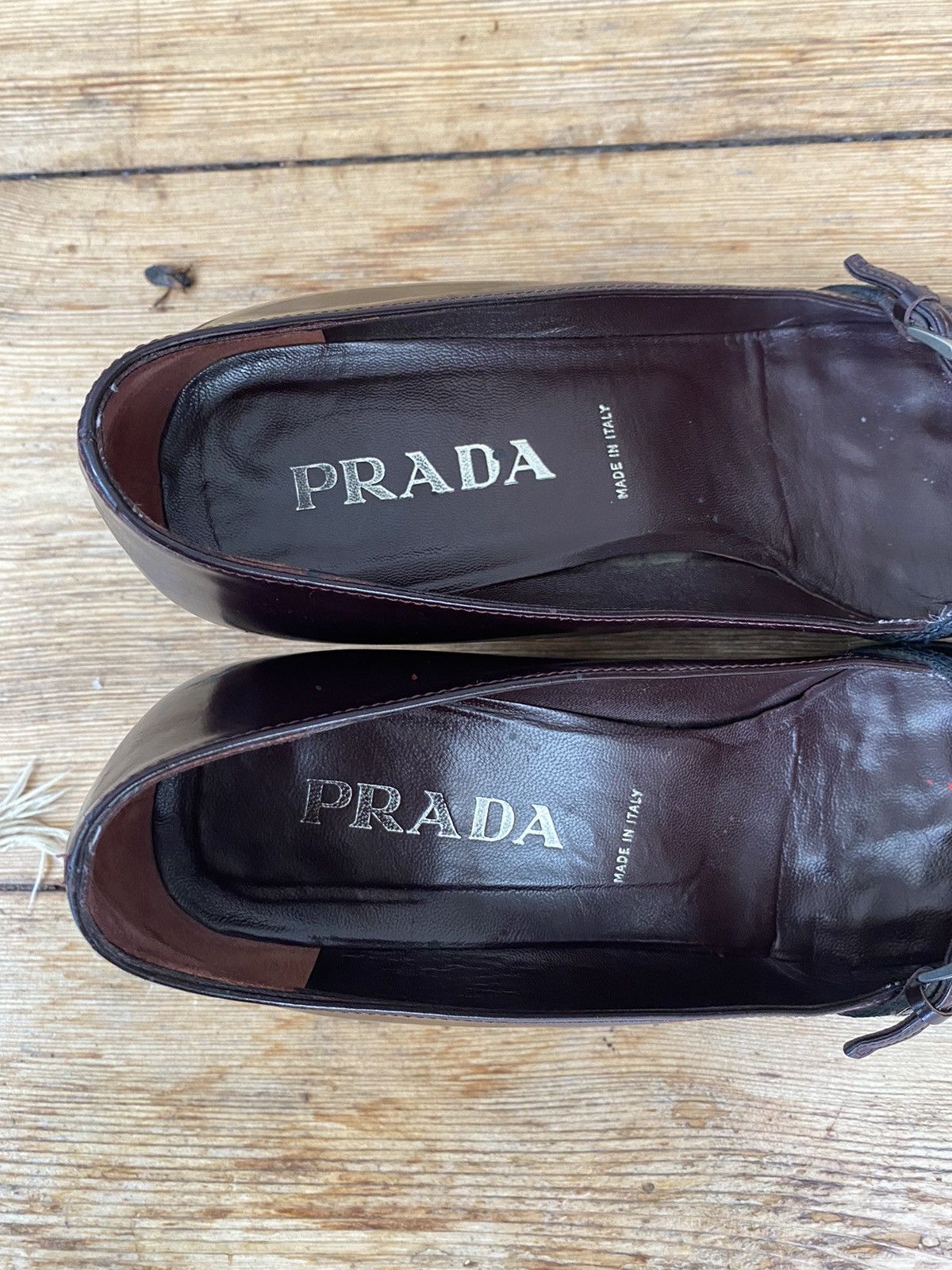 Prada Prada kitten heel leather mules Size US 11 / IT 41 - 4 Thumbnail