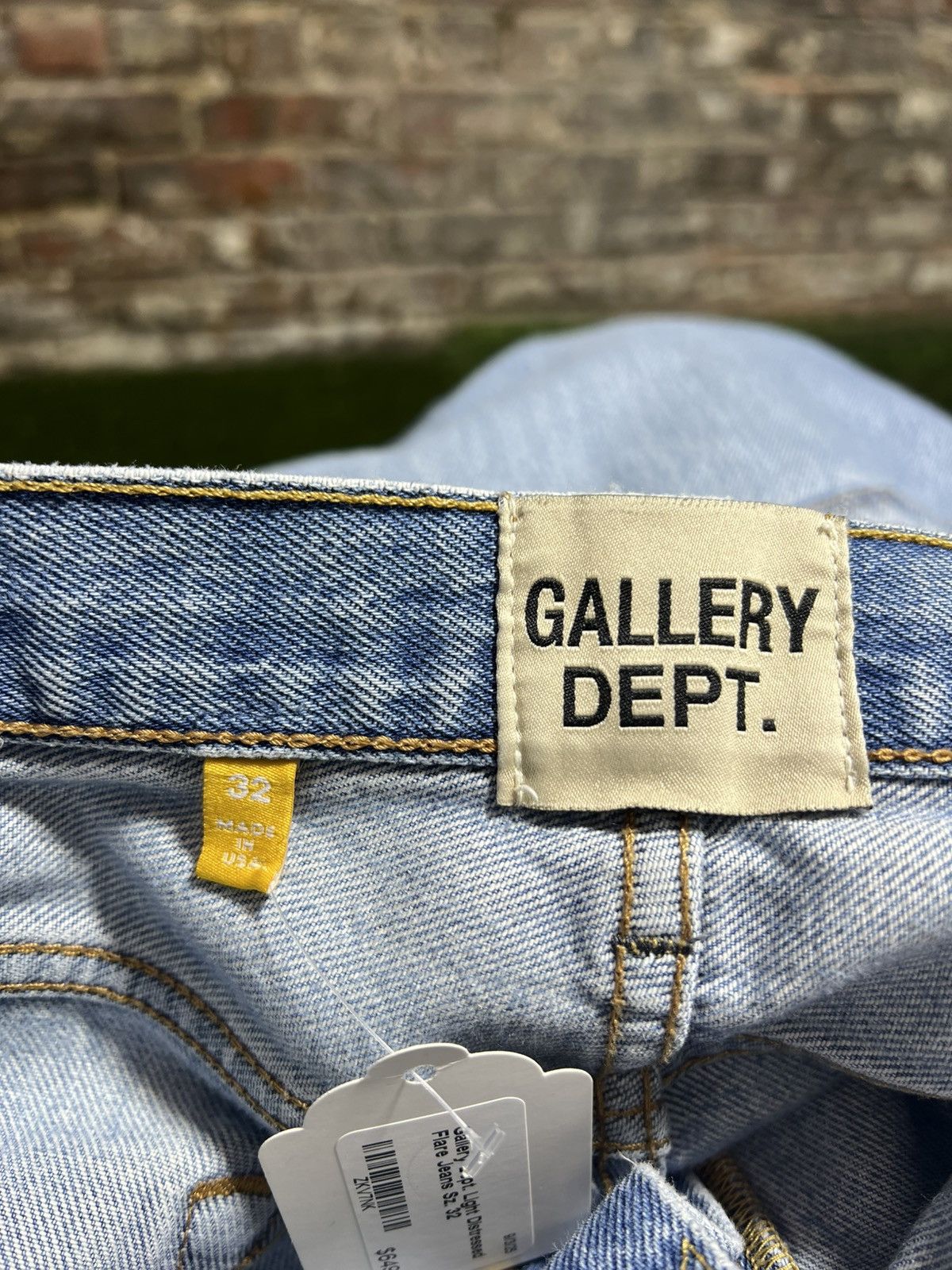 Gallery Dept. Gallery Dept. Light Distressed Flare Jeans Size US 32 / EU 48 - 5 Thumbnail