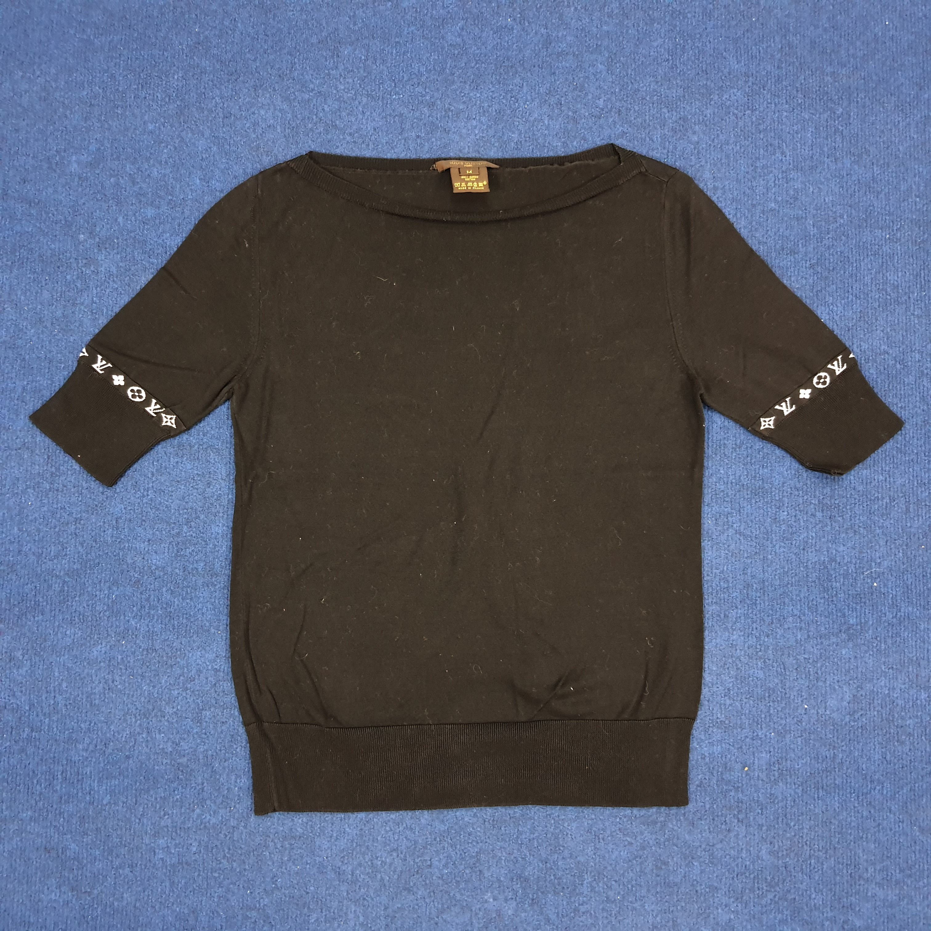 Vintage Vintage LV Louis Vuitton T-shirt Size S / US 4 / IT 40 - 1 Thumbnail