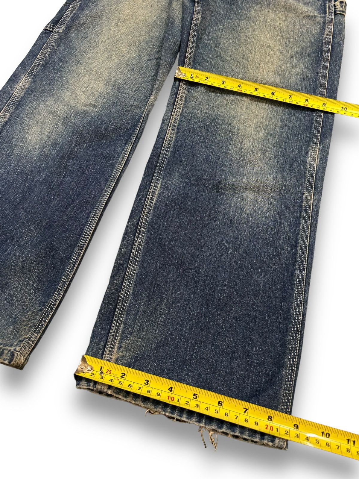 Lee Vintage 90s Lee Mud Wash Baggy Carpenter Jeans Size US 29 - 18 Thumbnail