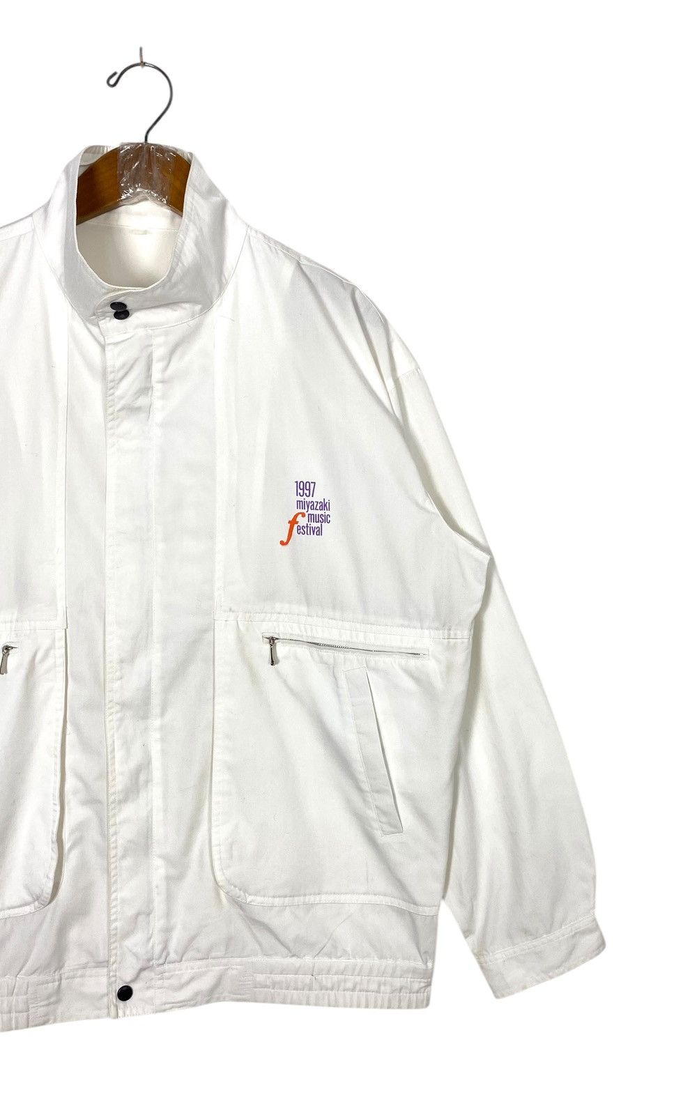 Japanese Brand Rare‼️ Vintage 1997 Miyazaki Music Festival Bomber Jacket Size US L / EU 52-54 / 3 - 3 Thumbnail