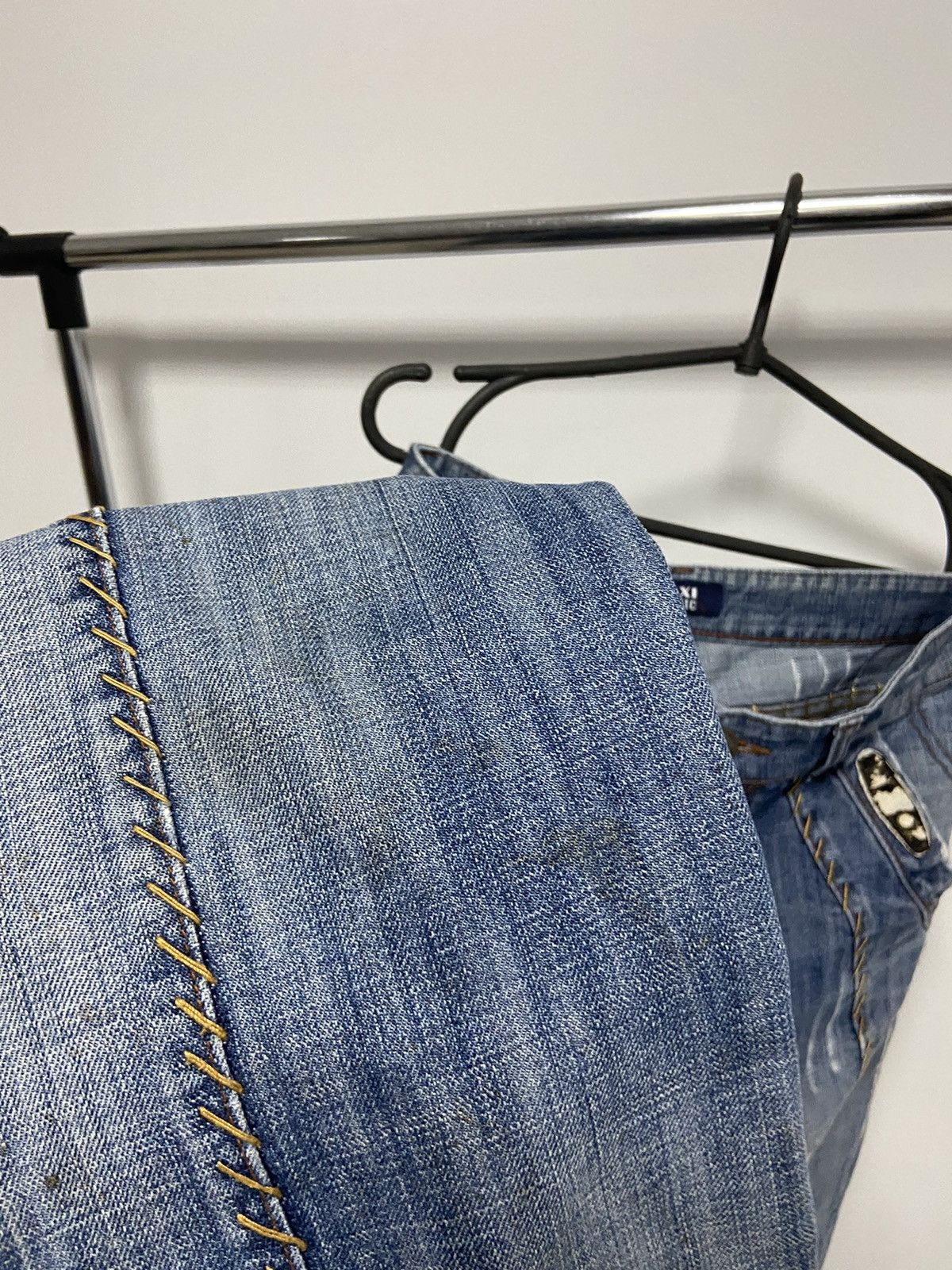 Japanese Brand × Vintage Bucks Dollars jeans Pants Japanese Vintage Small Logo Kang Size US 31 - 19 Thumbnail