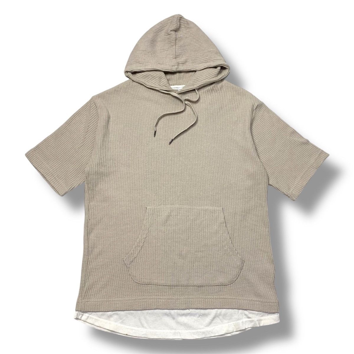 Ciaopanic × Designer 2000s ciaopanic - waffle material short sleeve hoodie outer Size US M / EU 48-50 / 2 - 1 Thumbnail