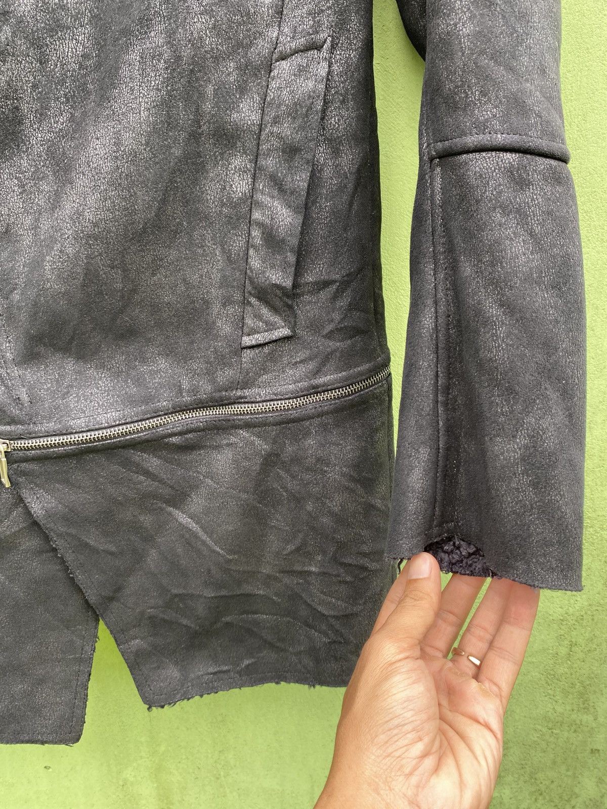 ANDEW Andew Suede Avant Garde Style Asymmetrical Goth Dark Luxury Size US M / EU 48-50 / 2 - 7 Thumbnail