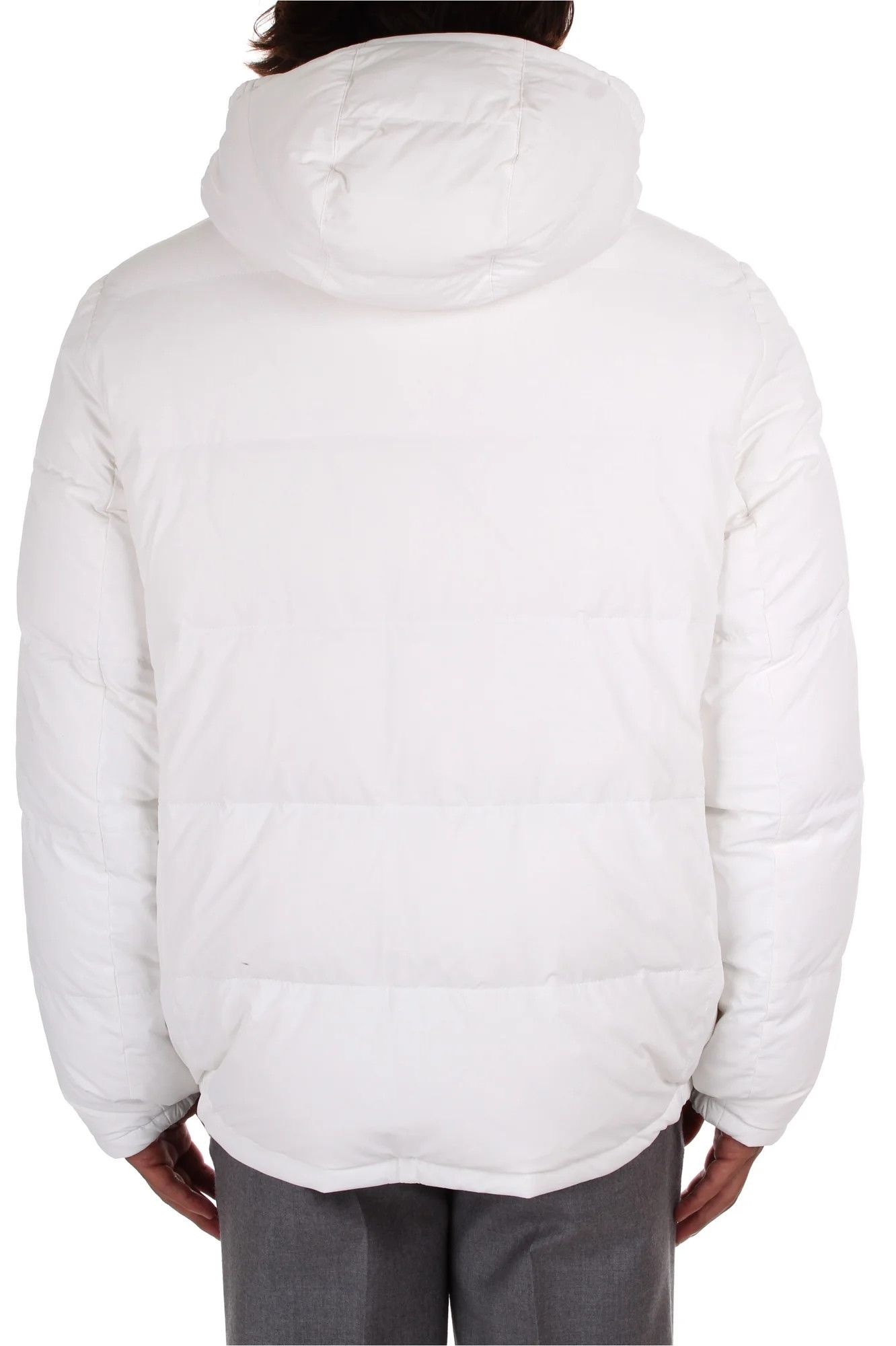 Brunello Cucinelli 0924 Wr Padded Jacket in Open White Size US M / EU 48-50 / 2 - 4 Thumbnail