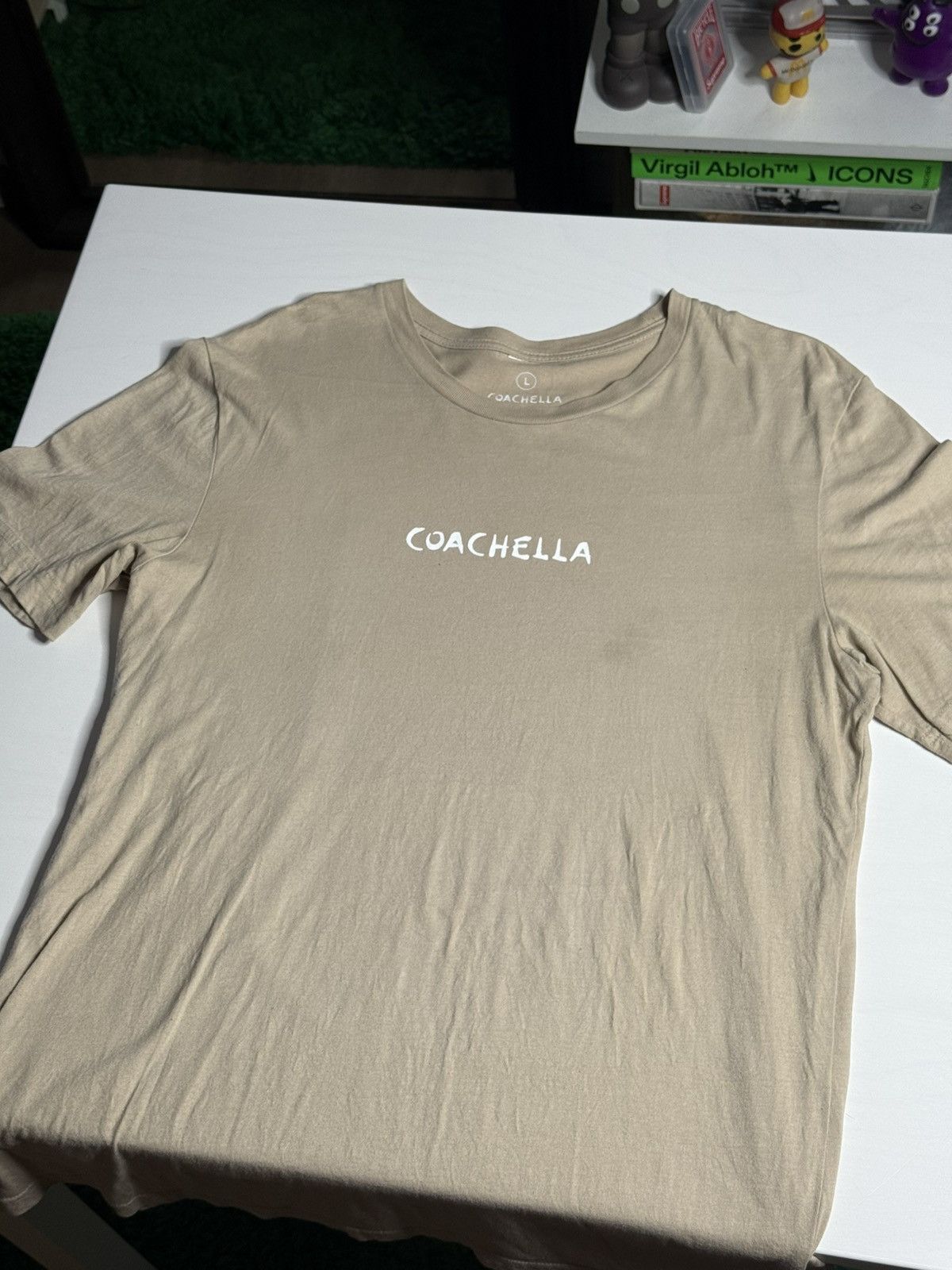 Coachella Coachella Music Festival 2019 Tee “Tan” [L] PREOWNED Size US L / EU 52-54 / 3 - 1 Thumbnail