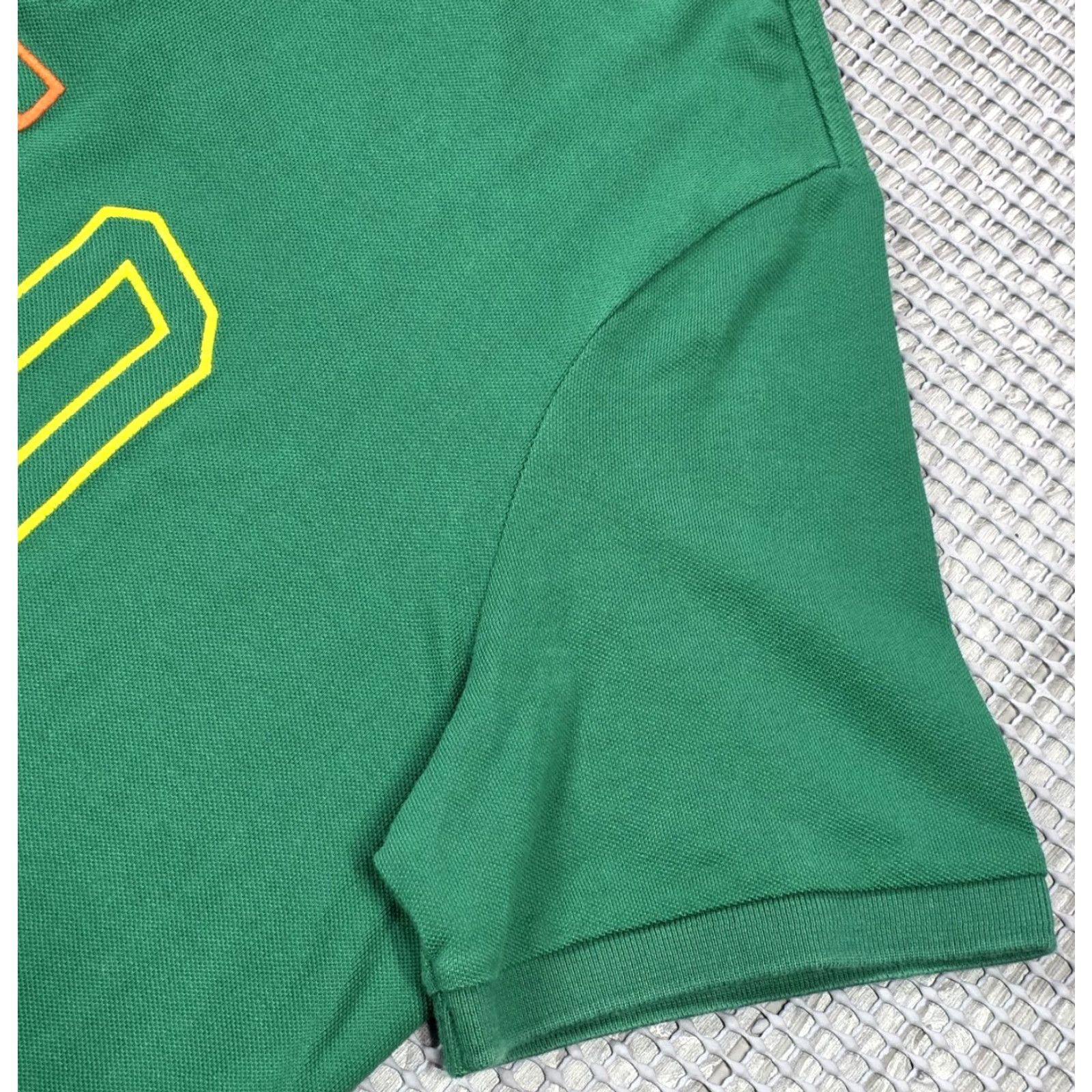 Polo Ralph Lauren Polo Ralph Lauren Rugby Mens XL Green Polo Shirt Multicolor Big Spellout Logo Shirt XL Mens Green Polo Ralph Lauren Rugby Logo Big Pony Shirt Size US XL / EU 56 / 4 - 5 Thumbnail