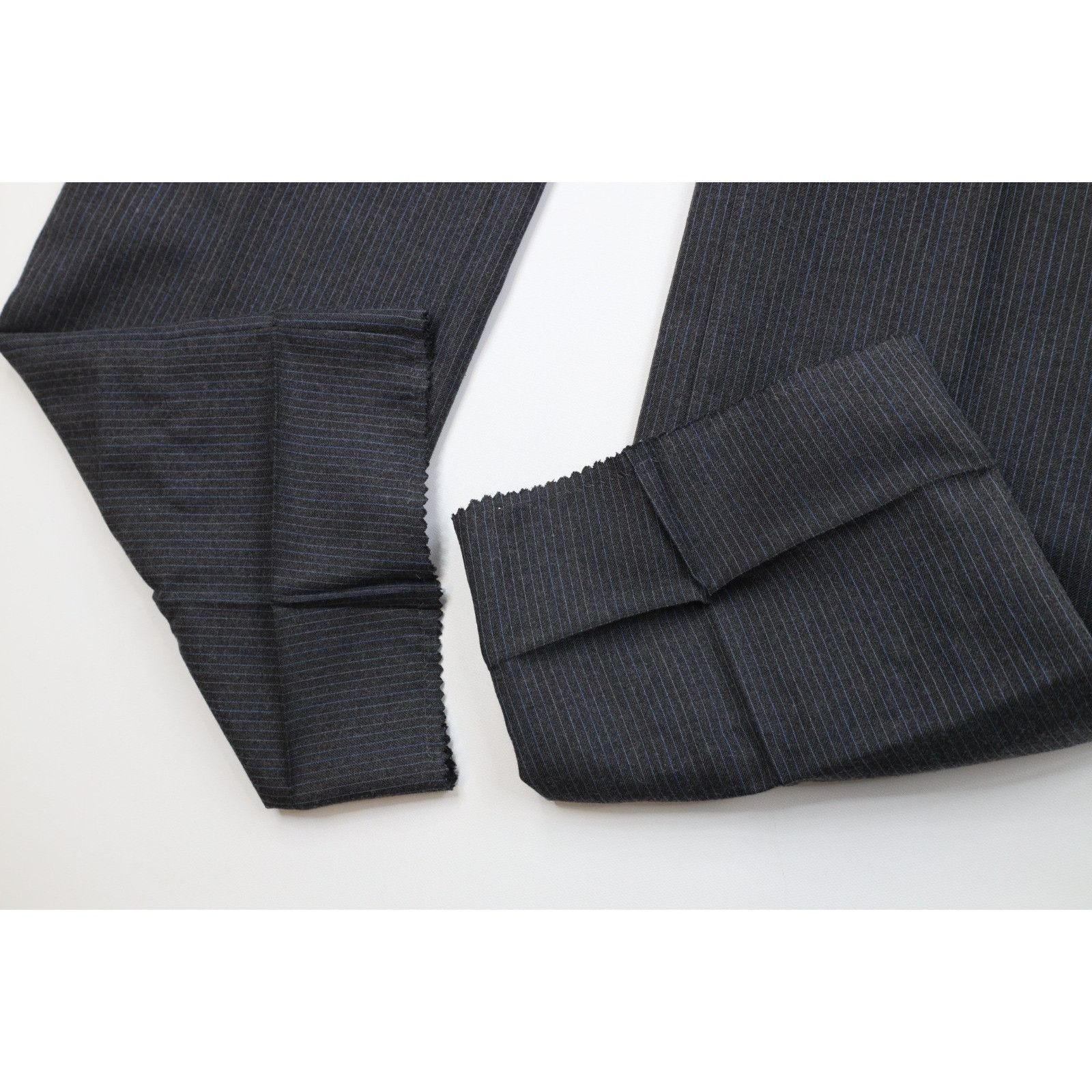 Vintage Vintage 70s Streetwear 2 Piece Wool Pinstriped Suit Wedding Size 42R - 16 Thumbnail