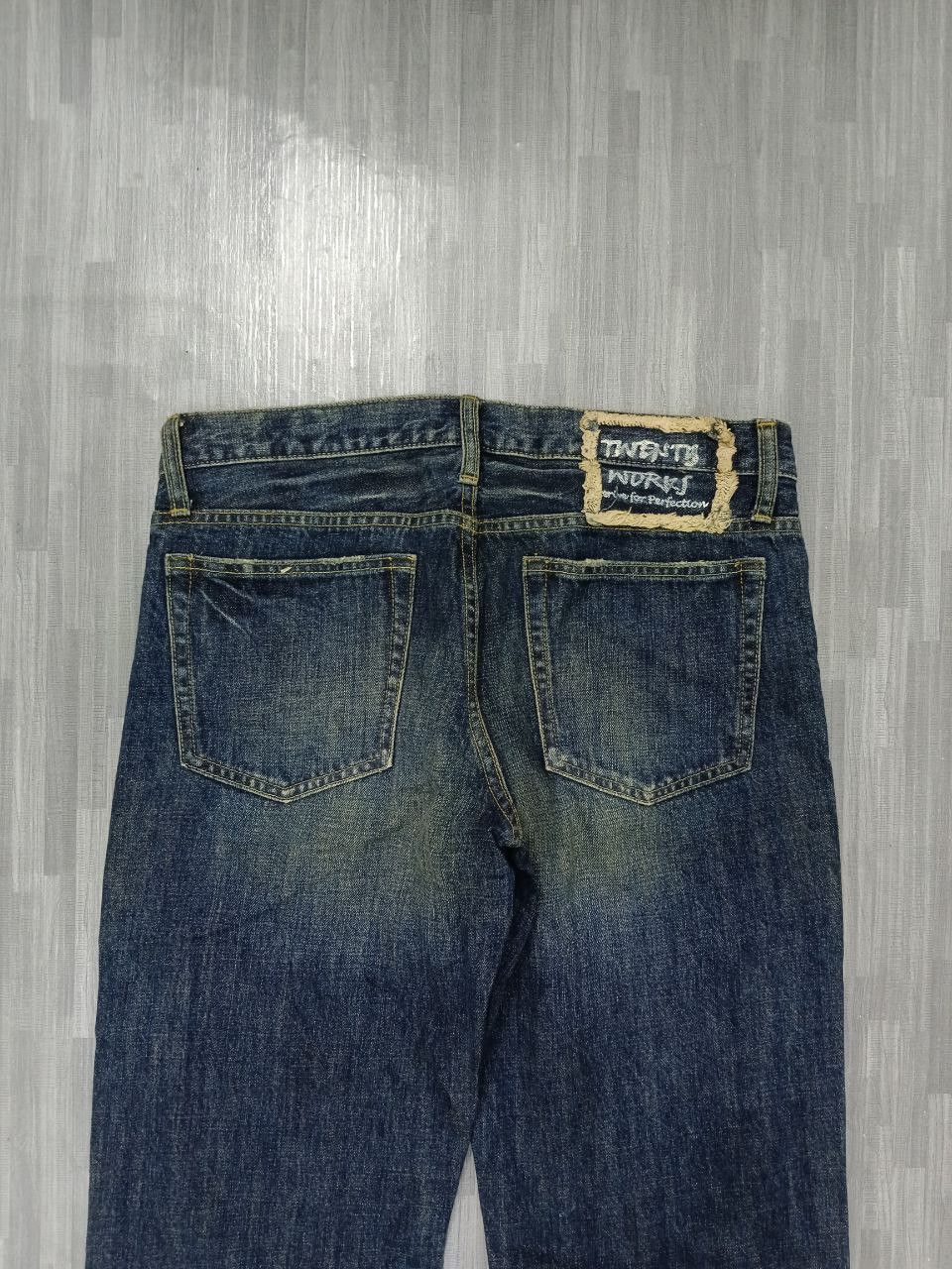 Japanese Brand FLARE RIPED TWENTY WORK DENIM PANTS Size US 32 / EU 48 - 5 Thumbnail