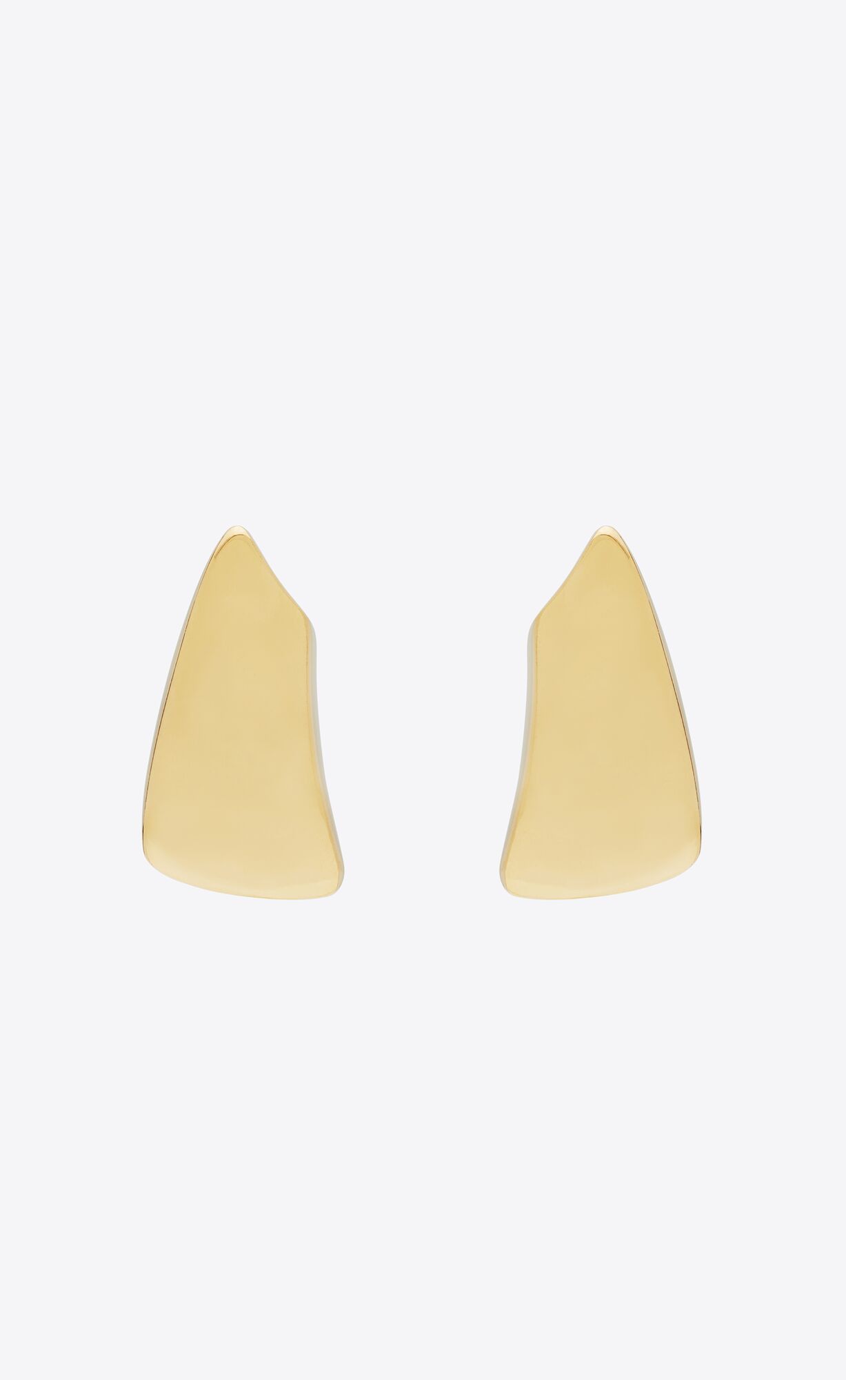 Saint Laurent Paris o1b1hav111124 Size: OS / Comet Earrings in Metal in Gold Size ONE SIZE - 1 Thumbnail