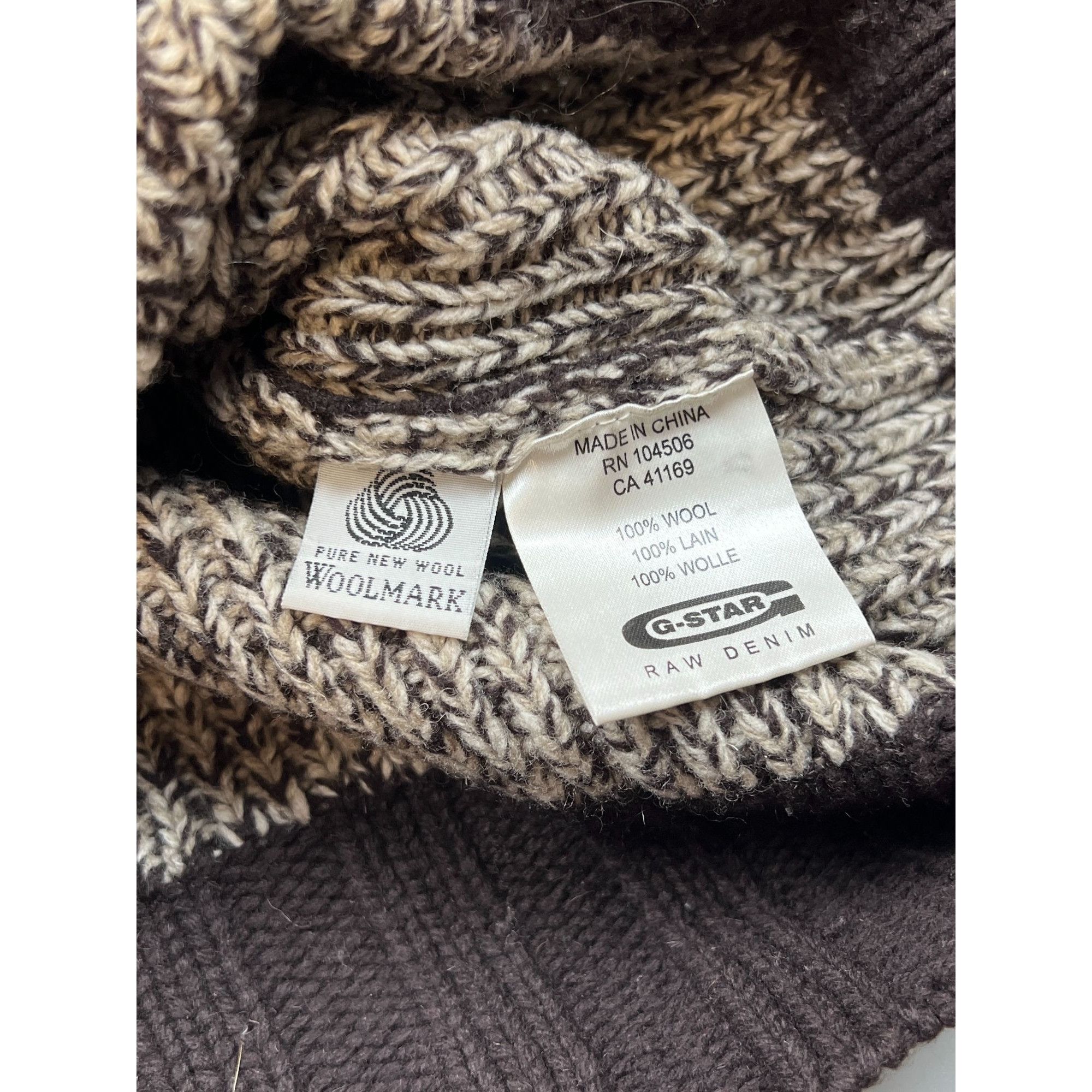 G-Star G-Star Raw V Neck Wool Sweater (Y0676) Size US XL / EU 56 / 4 - 8 Thumbnail