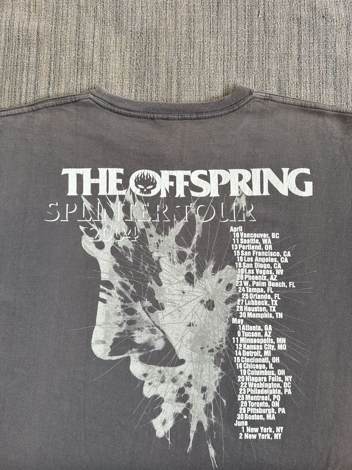 Band Tees × Vintage Vintage The OffSpring Splinter Tour 2004 Band Rock Tshirt Size US L / EU 52-54 / 3 - 2 Thumbnail