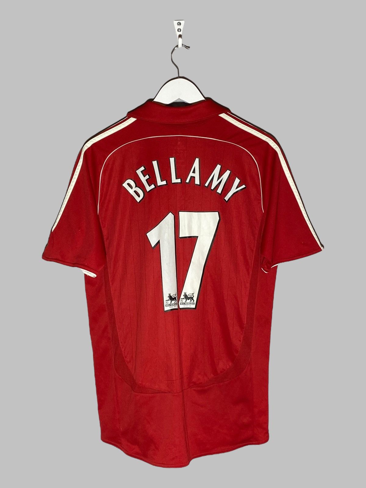Adidas #17 Bellamy Liverpool FC 2006 Adidas Football Shirt Size US M / EU 48-50 / 2 - 14 Thumbnail