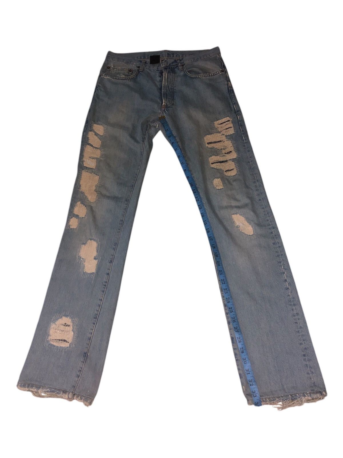 Dior × Hedi Slimane Vintage Dior Denim Jeans Size US 30 / EU 46 - 10 Thumbnail