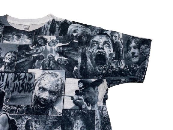 Expert Horror Rare The Walking Dead Fullprint Movie Series Tees Size US XL / EU 56 / 4 - 7 Thumbnail