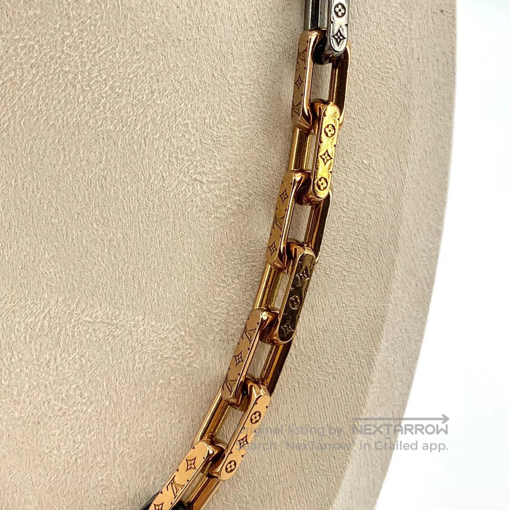 Louis Vuitton Louis Vuitton Color-Blocked Chain Logo Monogrammed Cut-Out Size ONE SIZE - 8 Thumbnail