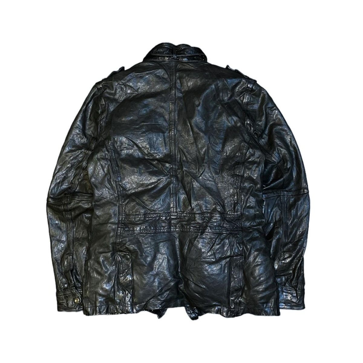 Le Grande Bleu (L.G.B.) FINAL DROP‼️Cathy Jane Cargo Leather Puffer Jacket Size US M / EU 48-50 / 2 - 2 Thumbnail