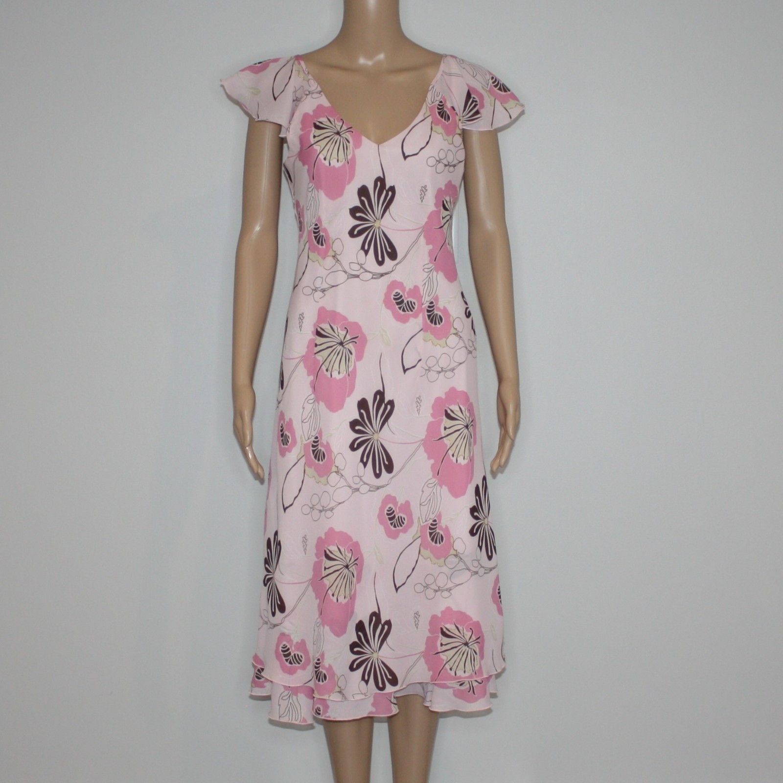 Other Cleo Women's Soft Pink Floral Dress in size US 4 Size S / US 4 / IT 40 - 1 Thumbnail