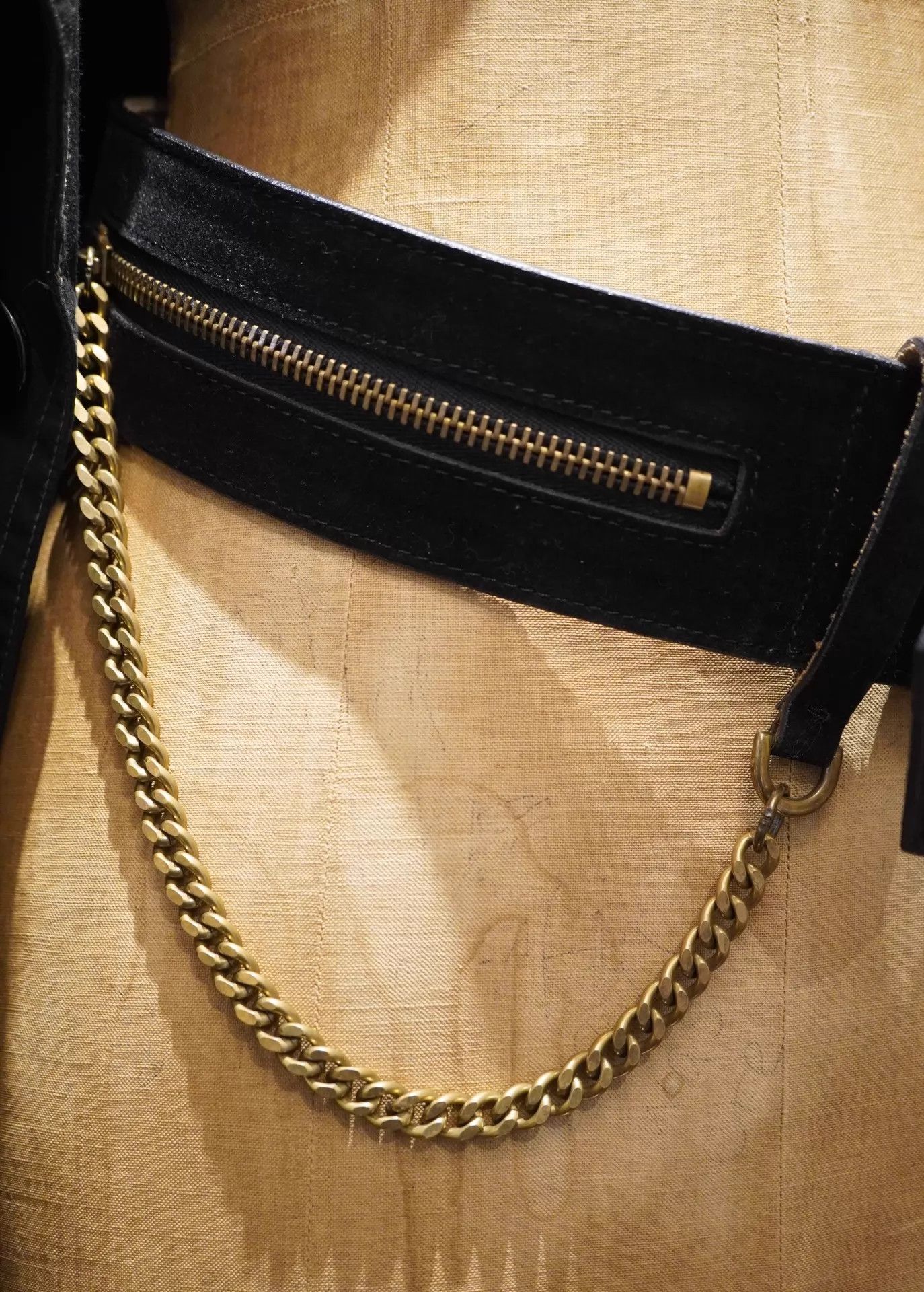 Alexander McQueen McQueen 2000s Calfskin Aged Brass Chain Belt Size ONE SIZE - 8 Thumbnail