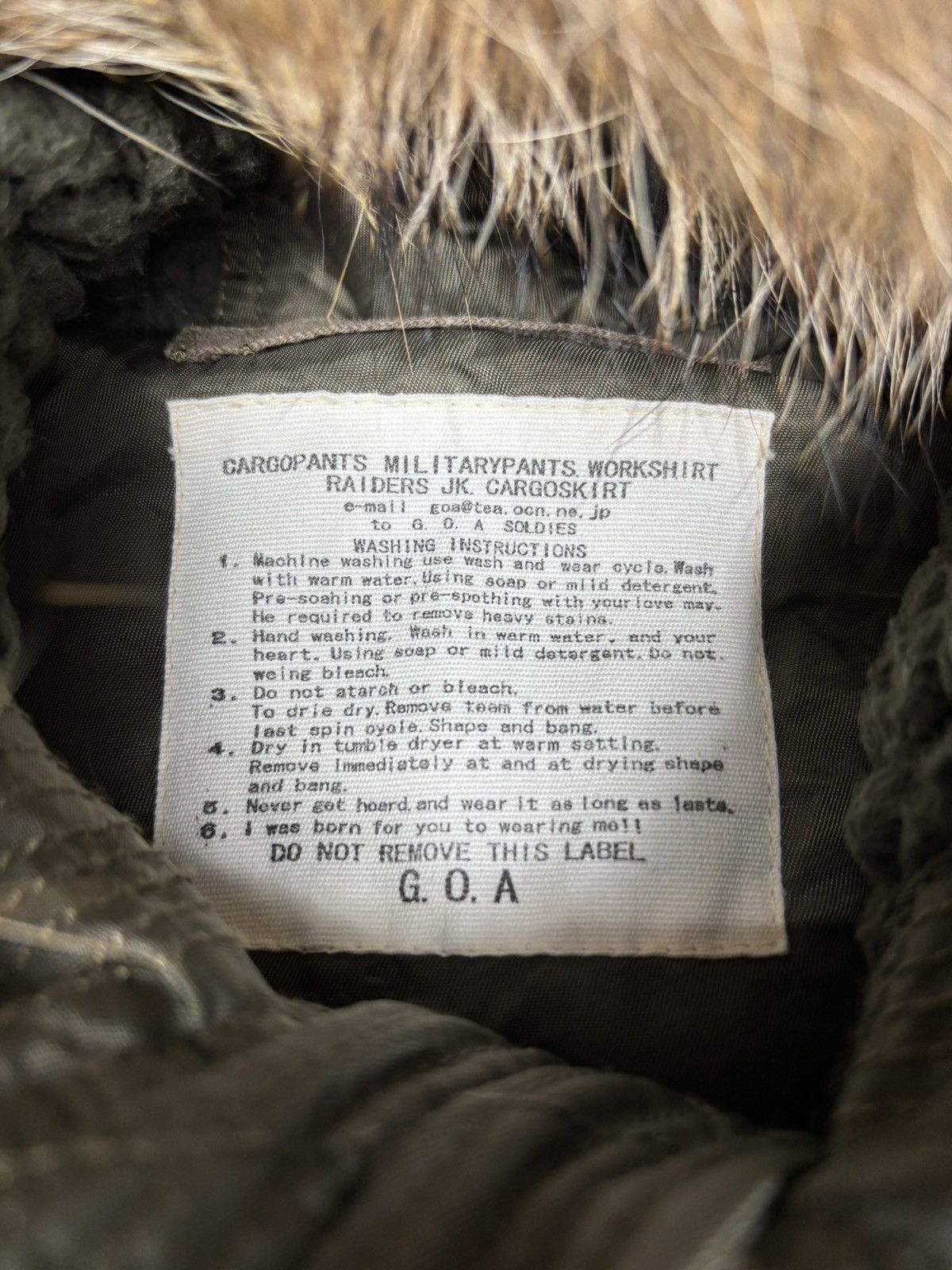 GOA G.O.A Raccoon Fur Jacket. J0145 Size M / US 6-8 / IT 42-44 - 5 Thumbnail
