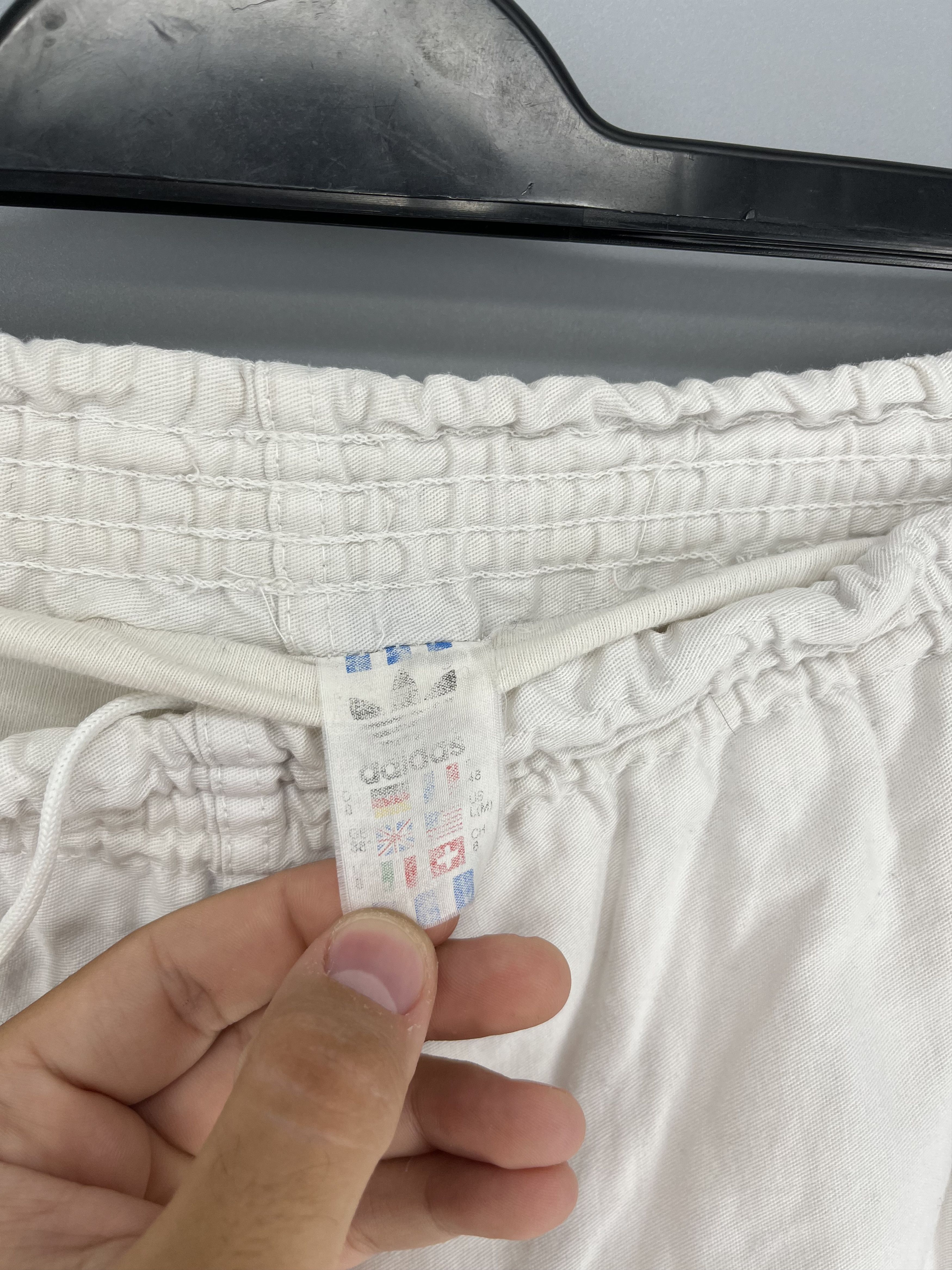 Adidas 90s Vintage Adidas Black Nylon Mini Logo Shorts Travis Style Size US 34 / EU 50 - 7 Thumbnail