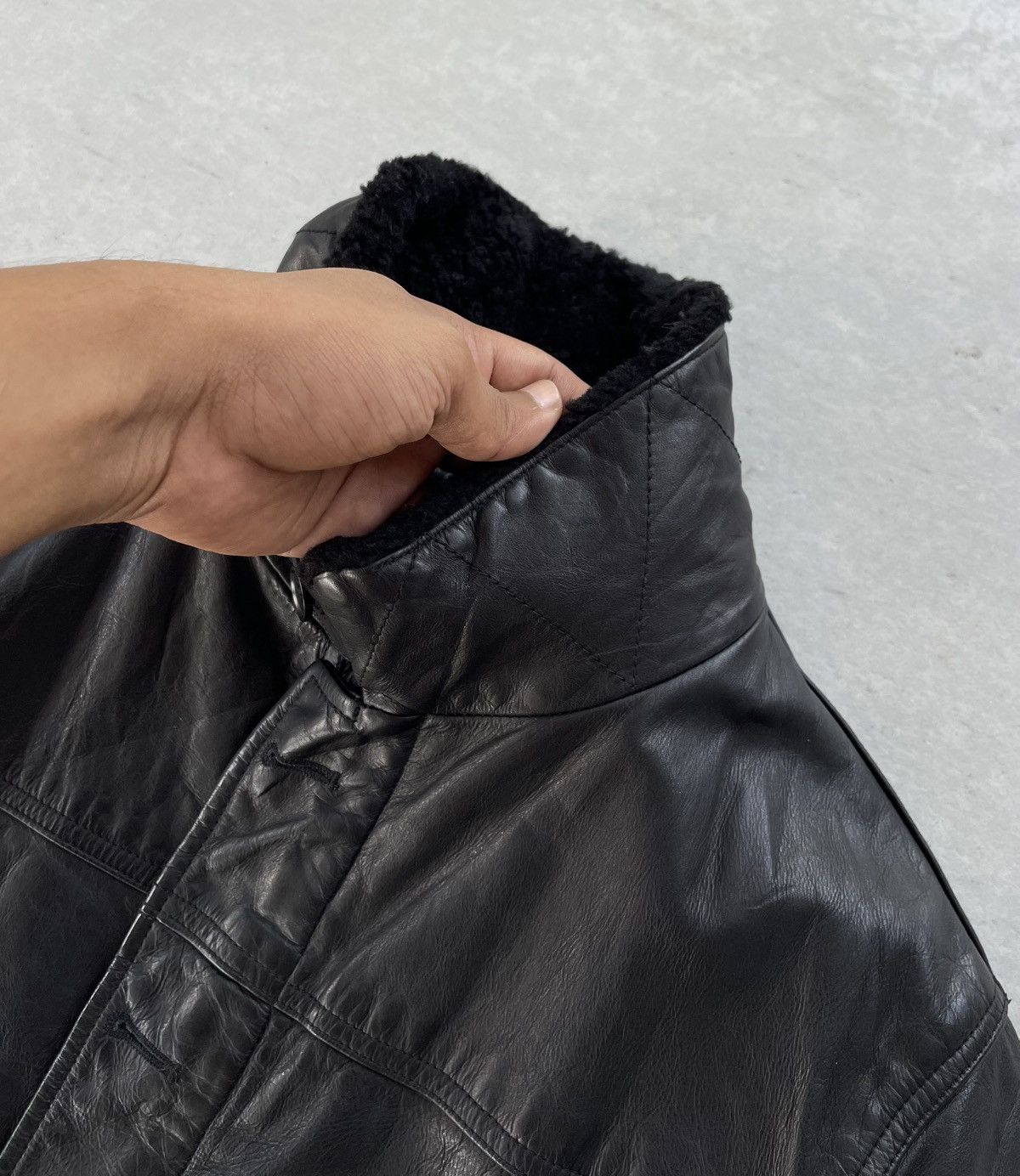 Banana Republic × Peter Do F/W 2010 BANANA REPUBLIC MEN'S GENUINE LEATHER JACKET Size US M / EU 48-50 / 2 - 7 Thumbnail